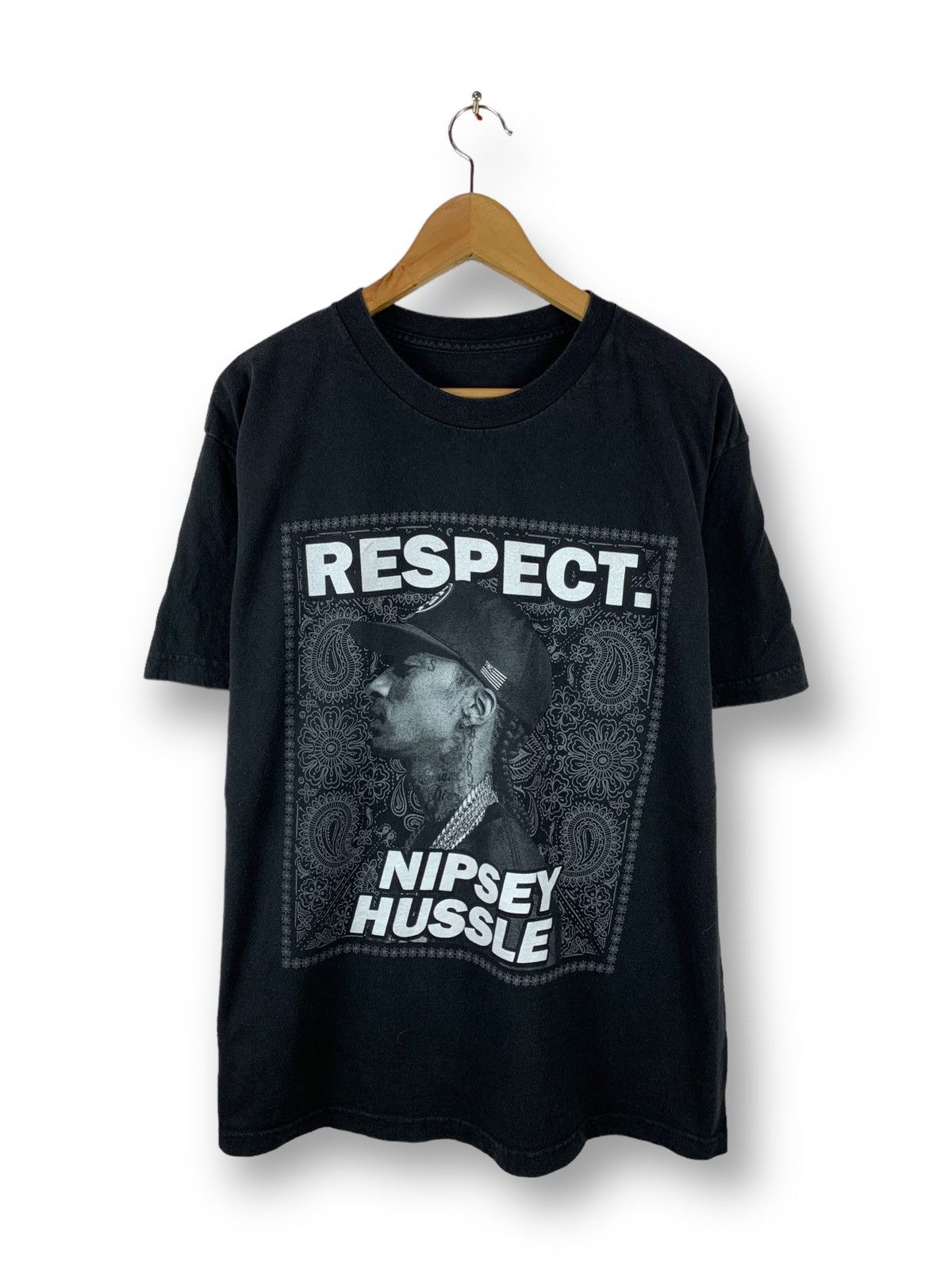 Band Tees RIP! Nipsey Hussle Memorial Respect Rap Tees Hip Hop Size US L / EU 52-54 / 3 - 1 Thumbnail