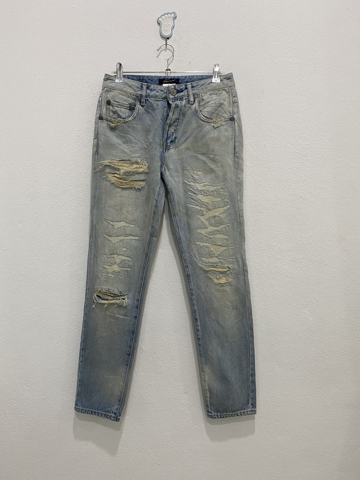 DESTROY JAPAN BRAND STUNNING LURE JEANS SKINNY TYPE