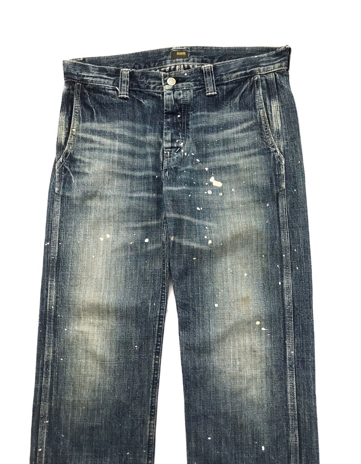 Japanese Brand D.M.G Domingo Painter Jeans Size US 32 / EU 48 - 2 Thumbnail