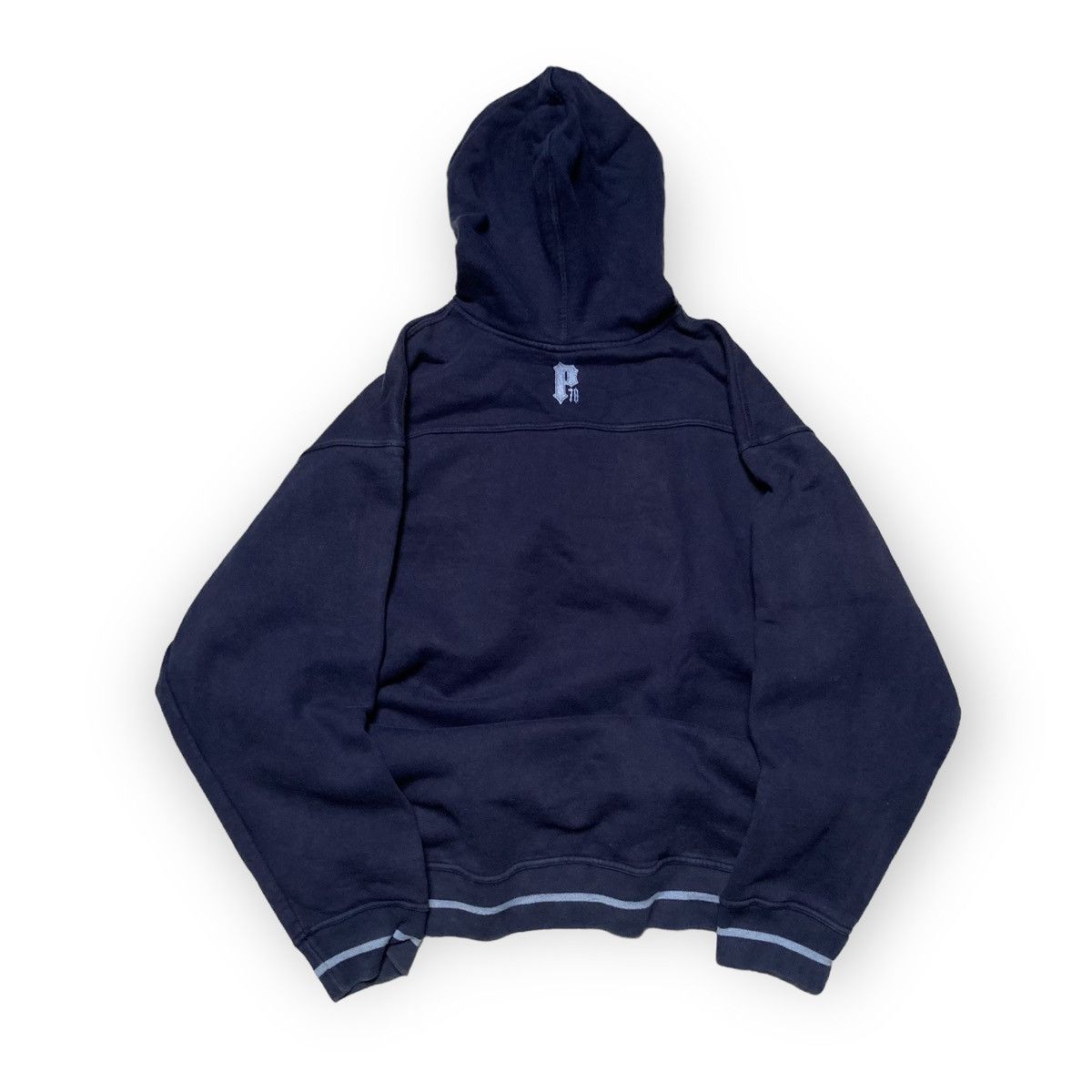 Pelle Pelle × Vintage Rare Vintage 90s Pelle Pelle Hoodie Spellout Big logo Size US XL / EU 56 / 4 - 4 Thumbnail