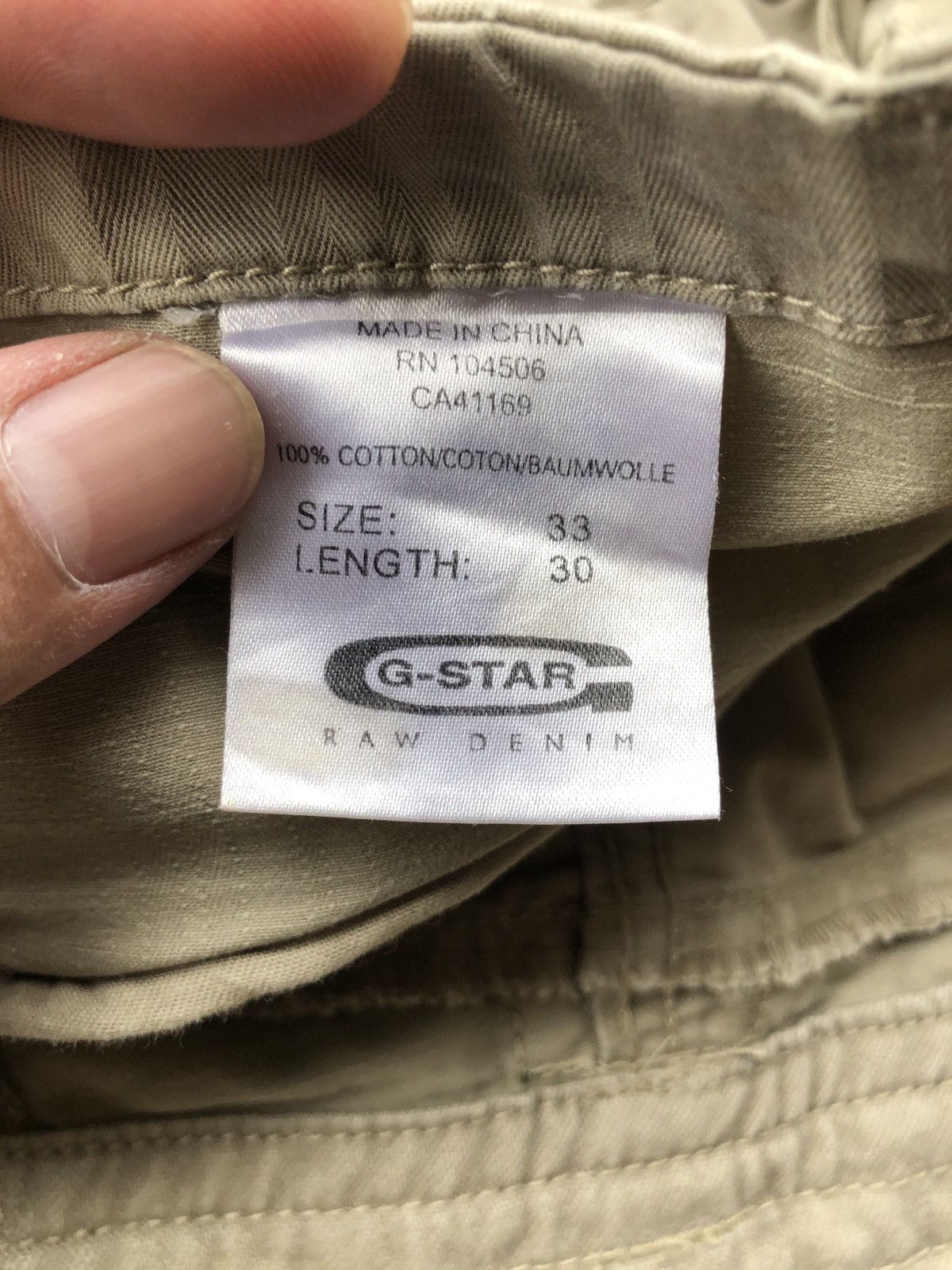G-Star G-Star Raw Bondage Zipper Pant Size US 34 / EU 50 - 9 Thumbnail