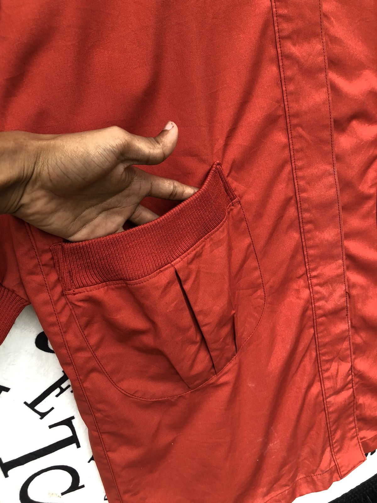Issey Miyake 🔥RARE🔥VINTAGE ISSEY MIYAKE DESIGN STUDIO ORANGE JACKET Size US M / EU 48-50 / 2 - 17 Thumbnail