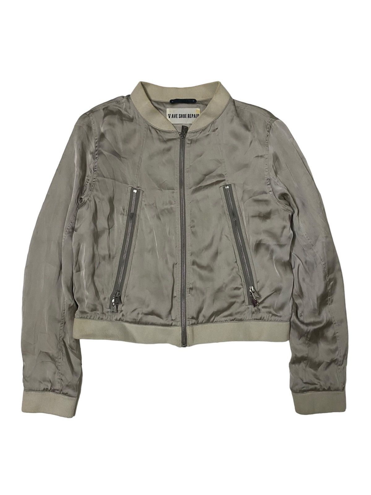 V AVE SHOE REPAIR Avant-Garde V Ave Shoe Repair Cropped Bomber Jacket Size M / US 6-8 / IT 42-44 - 1 Thumbnail