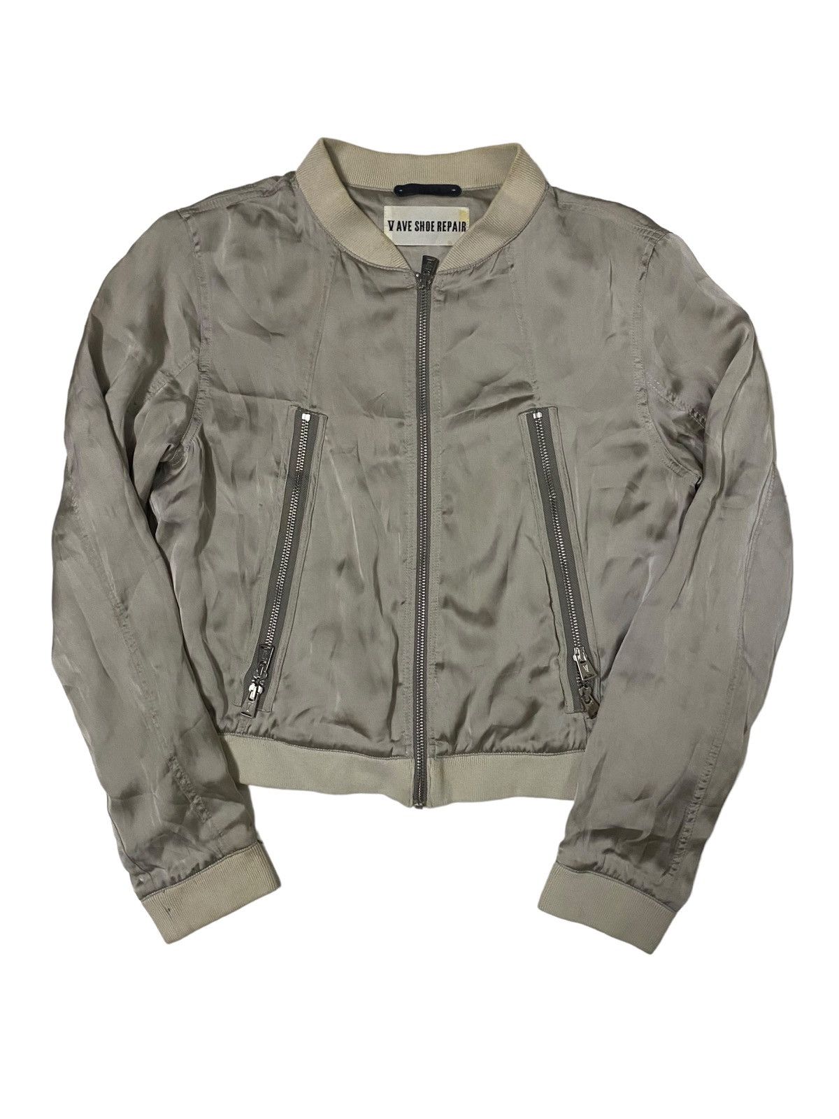 V AVE SHOE REPAIR Avant-Garde V Ave Shoe Repair Cropped Bomber Jacket Size M / US 6-8 / IT 42-44 - 4 Thumbnail