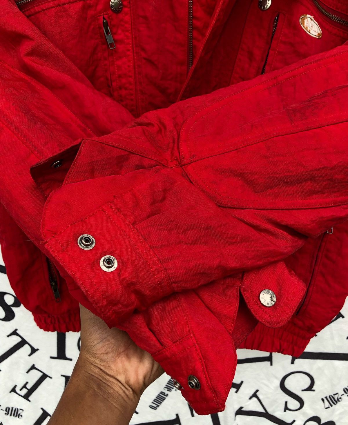 Racer Worldwide 🔥RARE🔥VINTAGE 1990 BELL HELMET RACING TEAM BOMBER JACKET Size US L / EU 52-54 / 3 - 14 Thumbnail