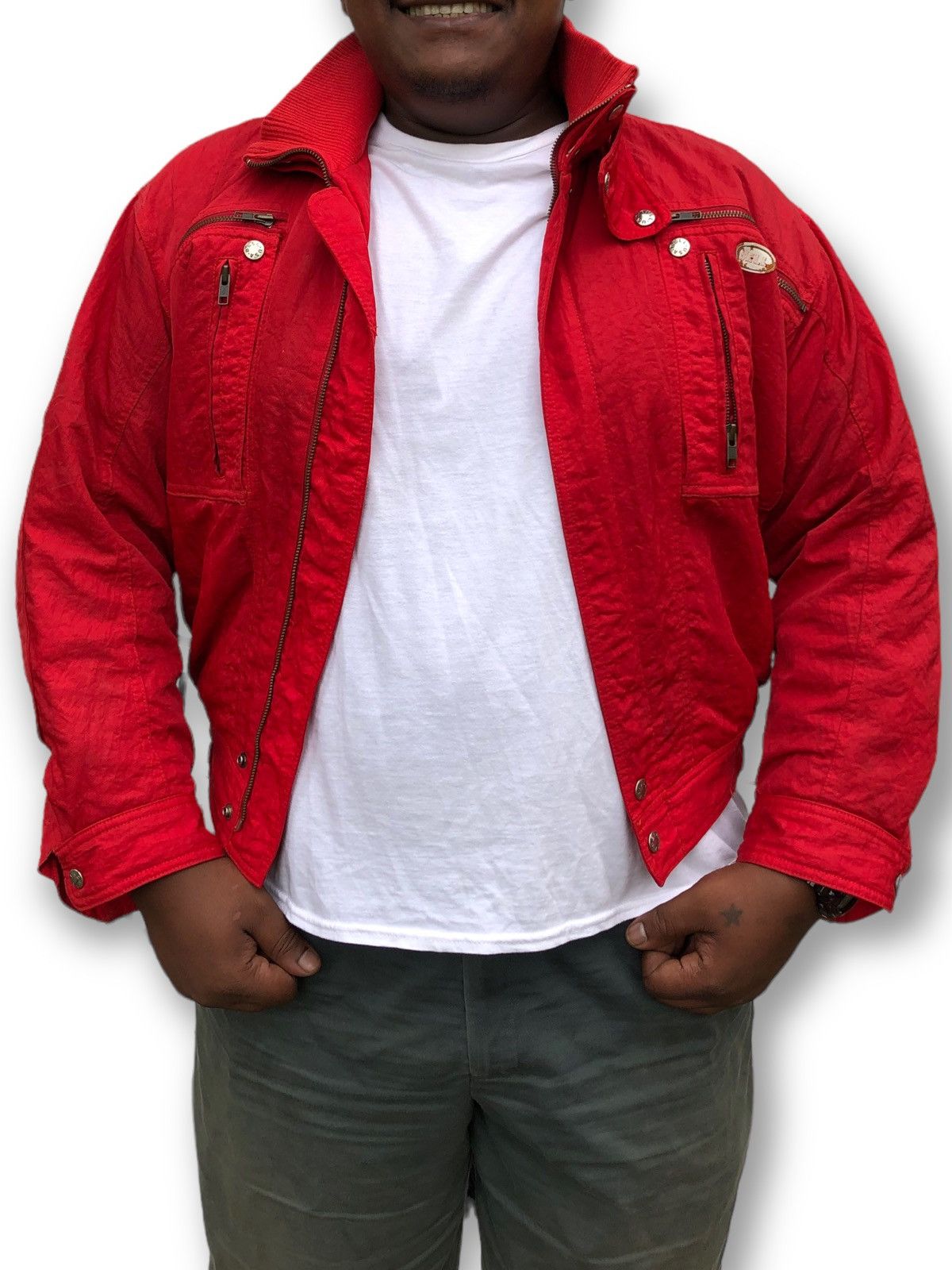Racer Worldwide 🔥RARE🔥VINTAGE 1990 BELL HELMET RACING TEAM BOMBER JACKET Size US L / EU 52-54 / 3 - 2 Thumbnail
