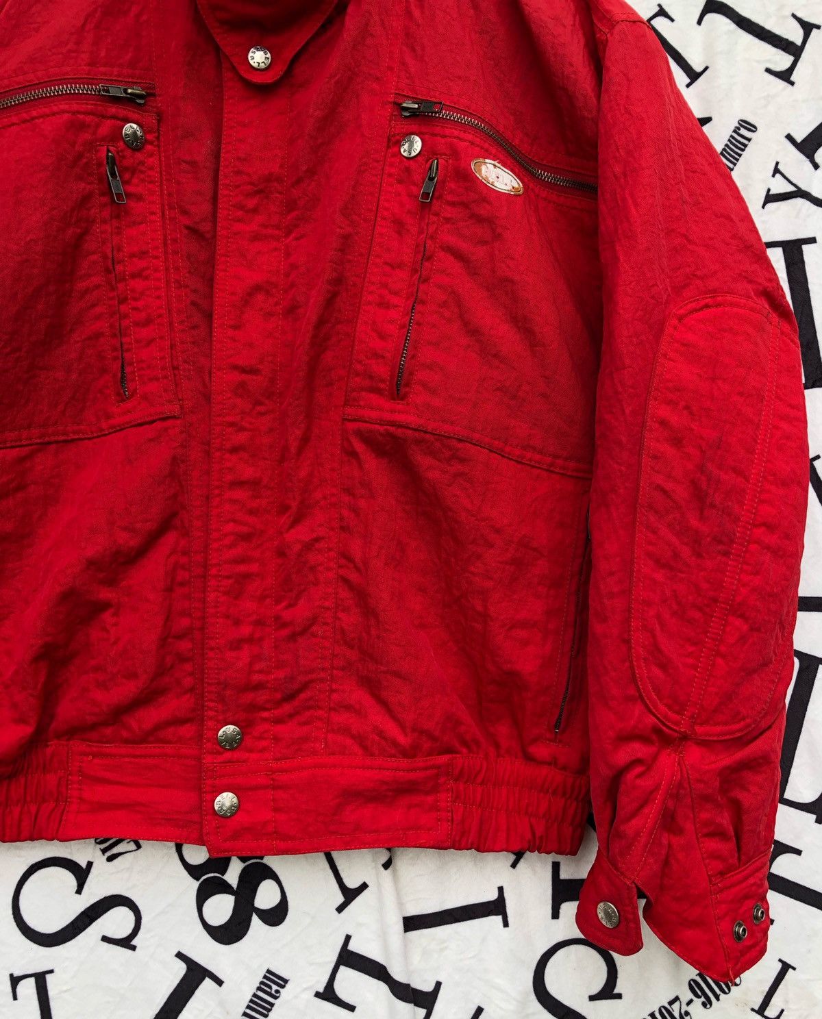 Racer Worldwide 🔥RARE🔥VINTAGE 1990 BELL HELMET RACING TEAM BOMBER JACKET Size US L / EU 52-54 / 3 - 8 Thumbnail