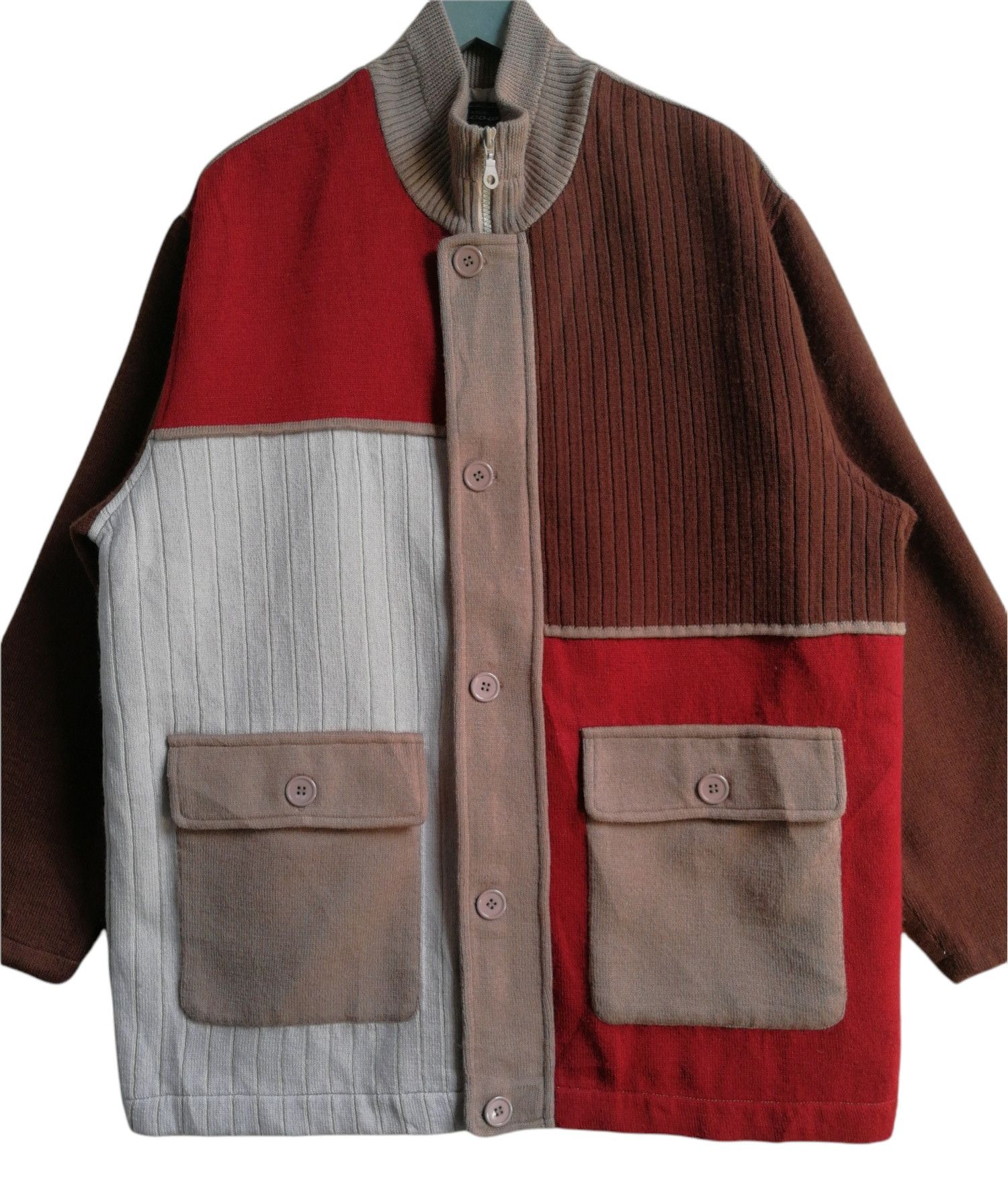 Japanese Brand Multicolor Patchwork Jacket Size M Size US M / EU 48-50 / 2 - 4 Thumbnail