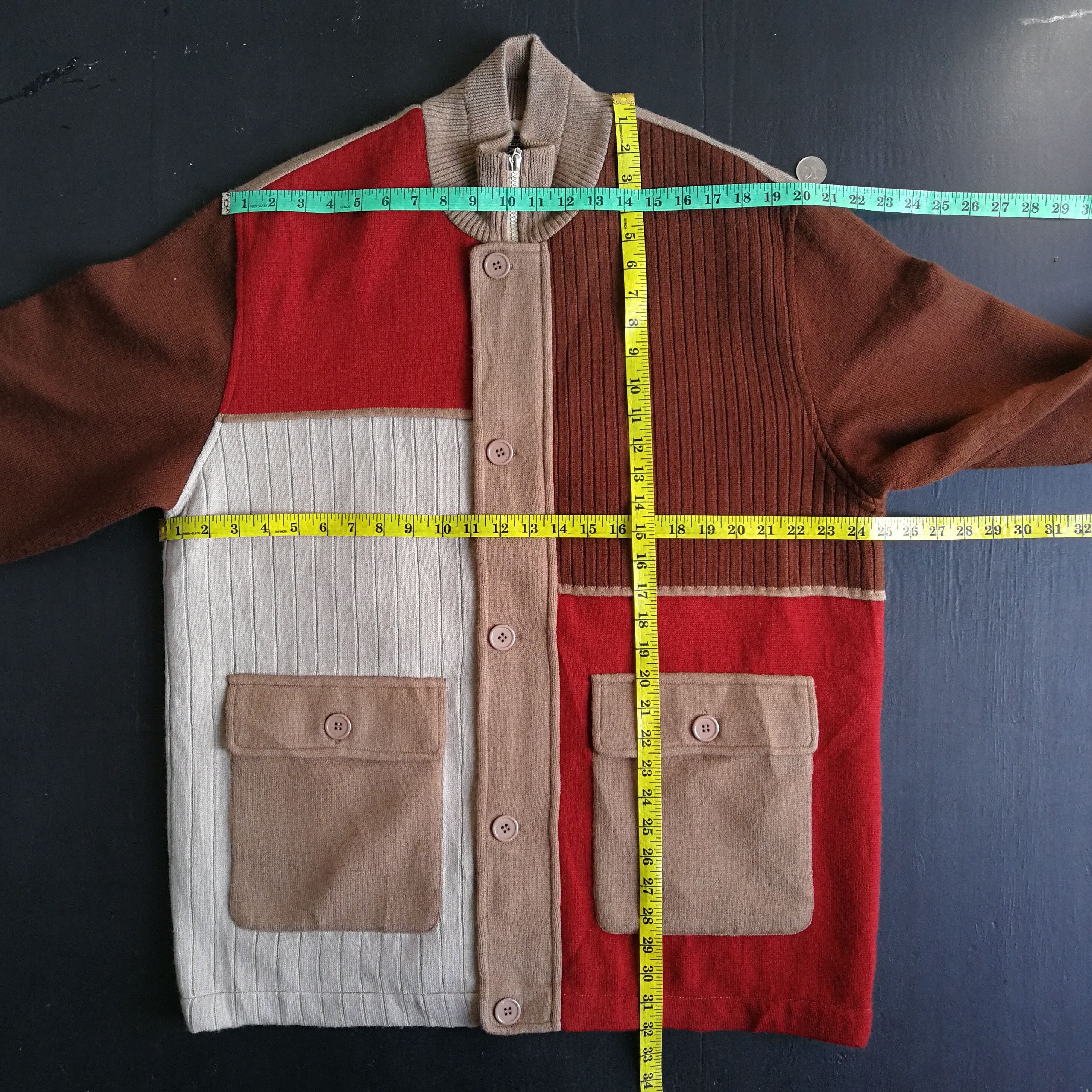Japanese Brand Multicolor Patchwork Jacket Size M Size US M / EU 48-50 / 2 - 11 Thumbnail