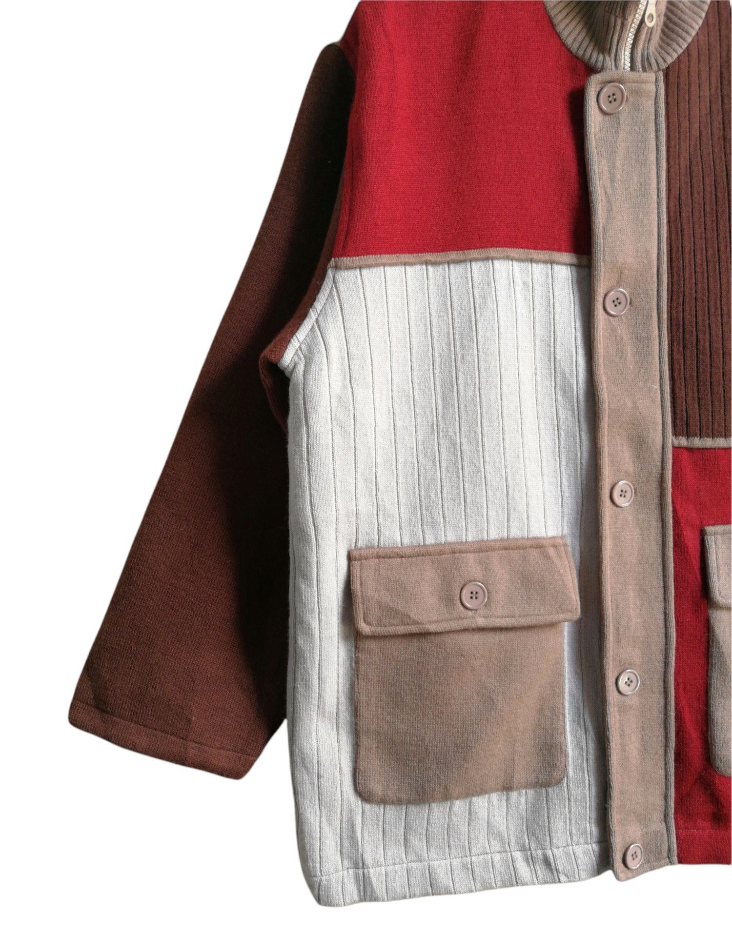 Japanese Brand Multicolor Patchwork Jacket Size M Size US M / EU 48-50 / 2 - 6 Thumbnail