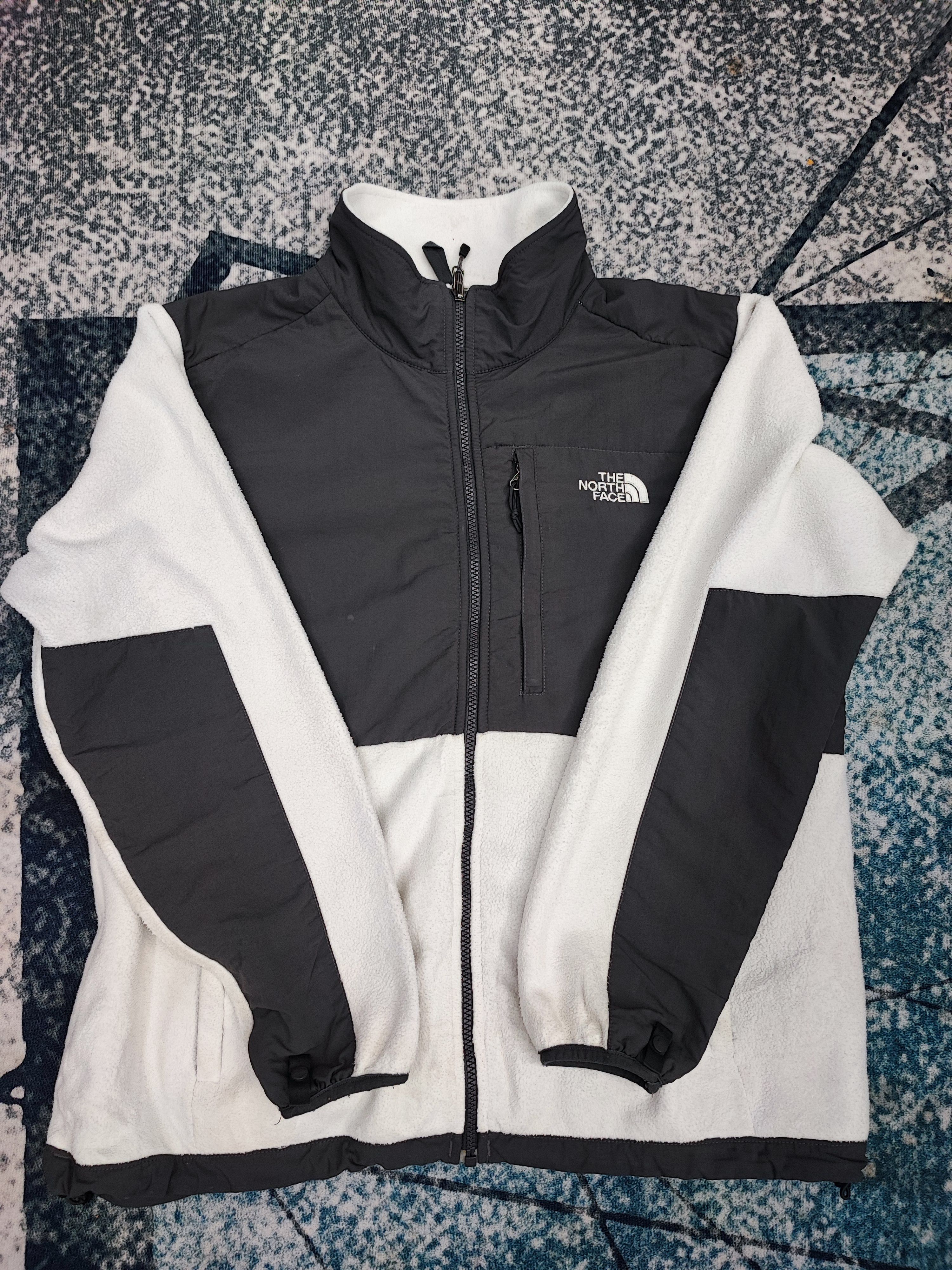 The North Face White/Grey The North Face Denali Fleece Vintage Jacket Size US L / EU 52-54 / 3 - 4 Thumbnail