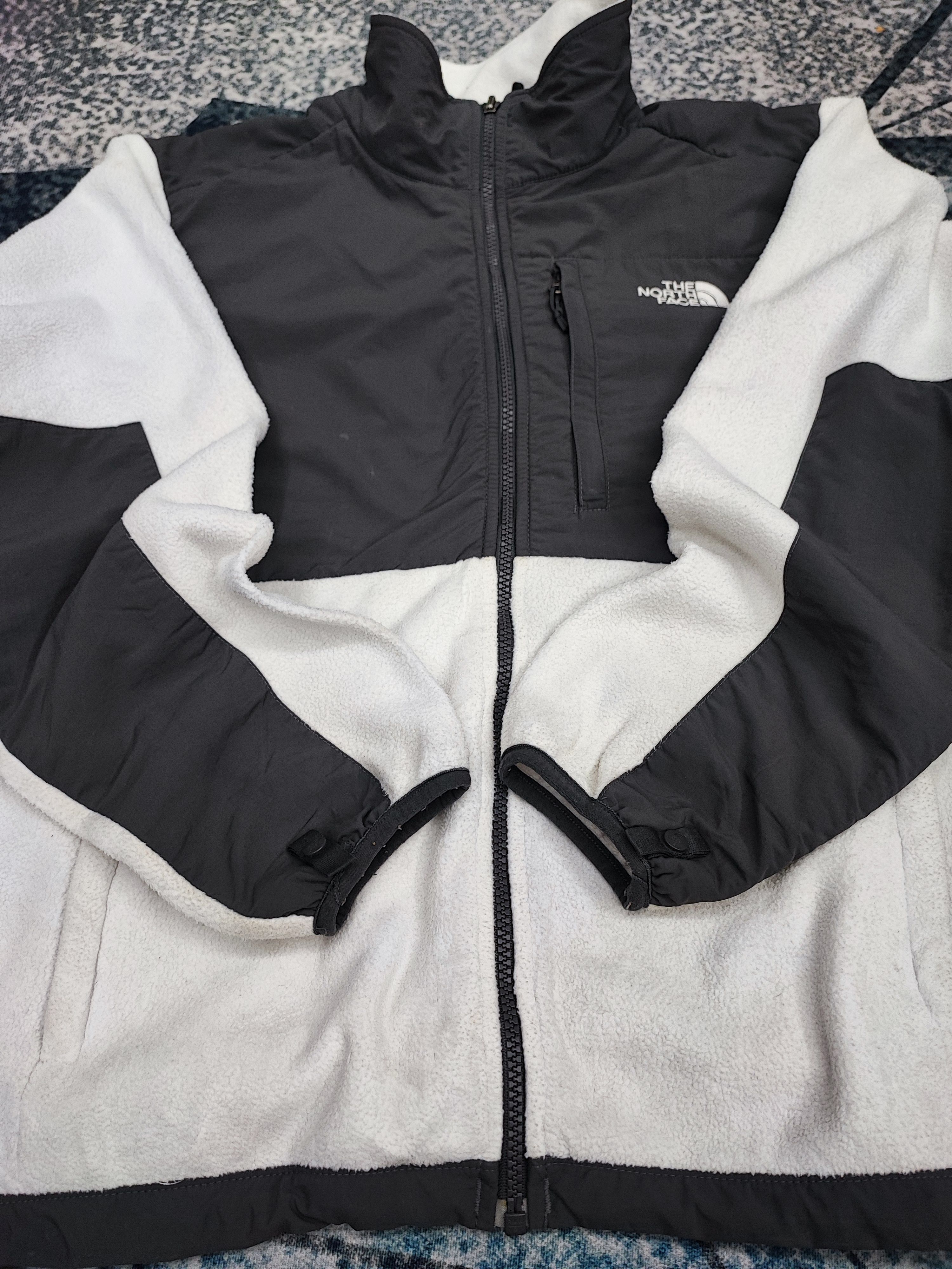 The North Face White/Grey The North Face Denali Fleece Vintage Jacket Size US L / EU 52-54 / 3 - 3 Thumbnail