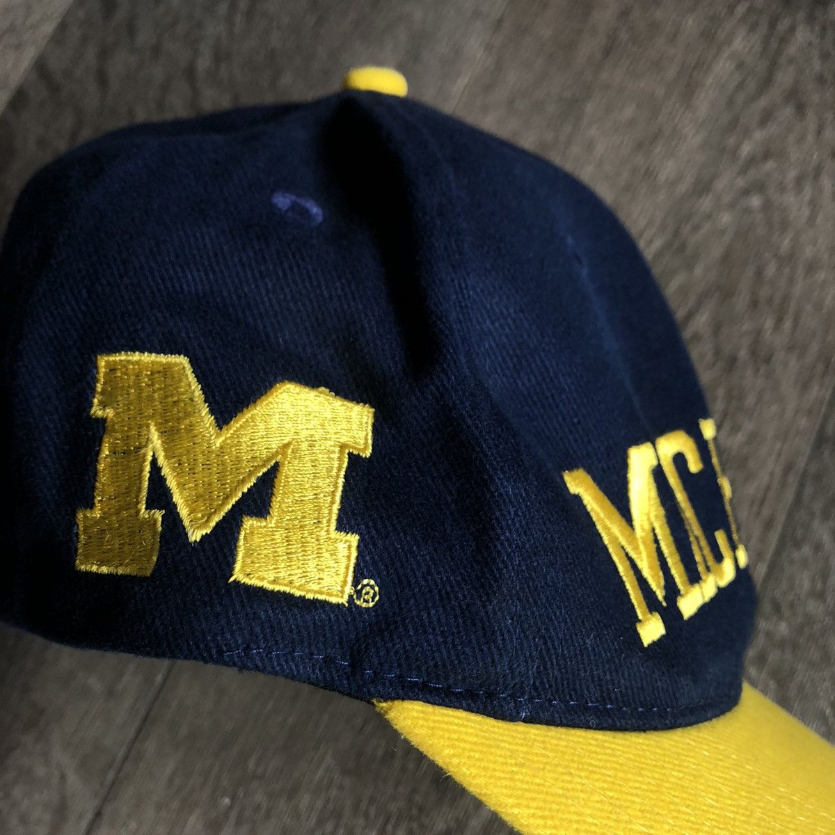 Nike Vintage 2000s Nike University of Michigan Swoosh Team Hat Size ONE SIZE - 3 Thumbnail