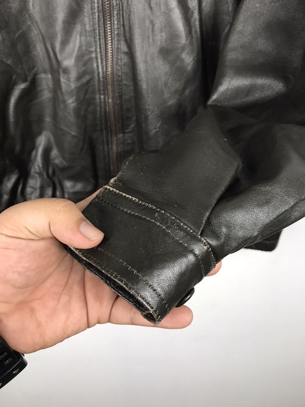 Japanese Brand × Vintage Hamilton Leather Jacket Rare Luxury Looks Size US XL / EU 56 / 4 - 11 Thumbnail
