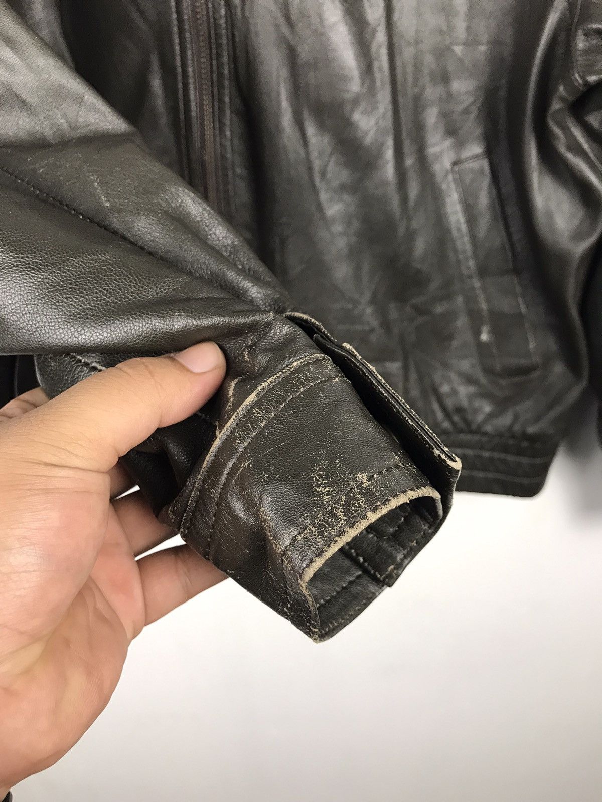Japanese Brand × Vintage Hamilton Leather Jacket Rare Luxury Looks Size US XL / EU 56 / 4 - 9 Thumbnail