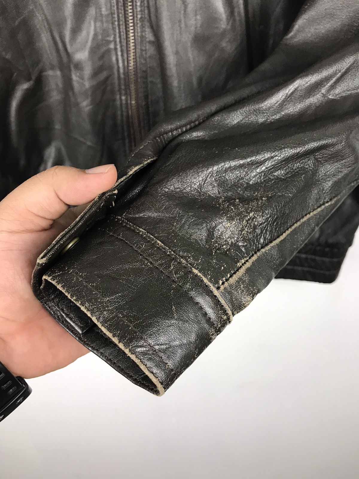 Japanese Brand × Vintage Hamilton Leather Jacket Rare Luxury Looks Size US XL / EU 56 / 4 - 10 Thumbnail