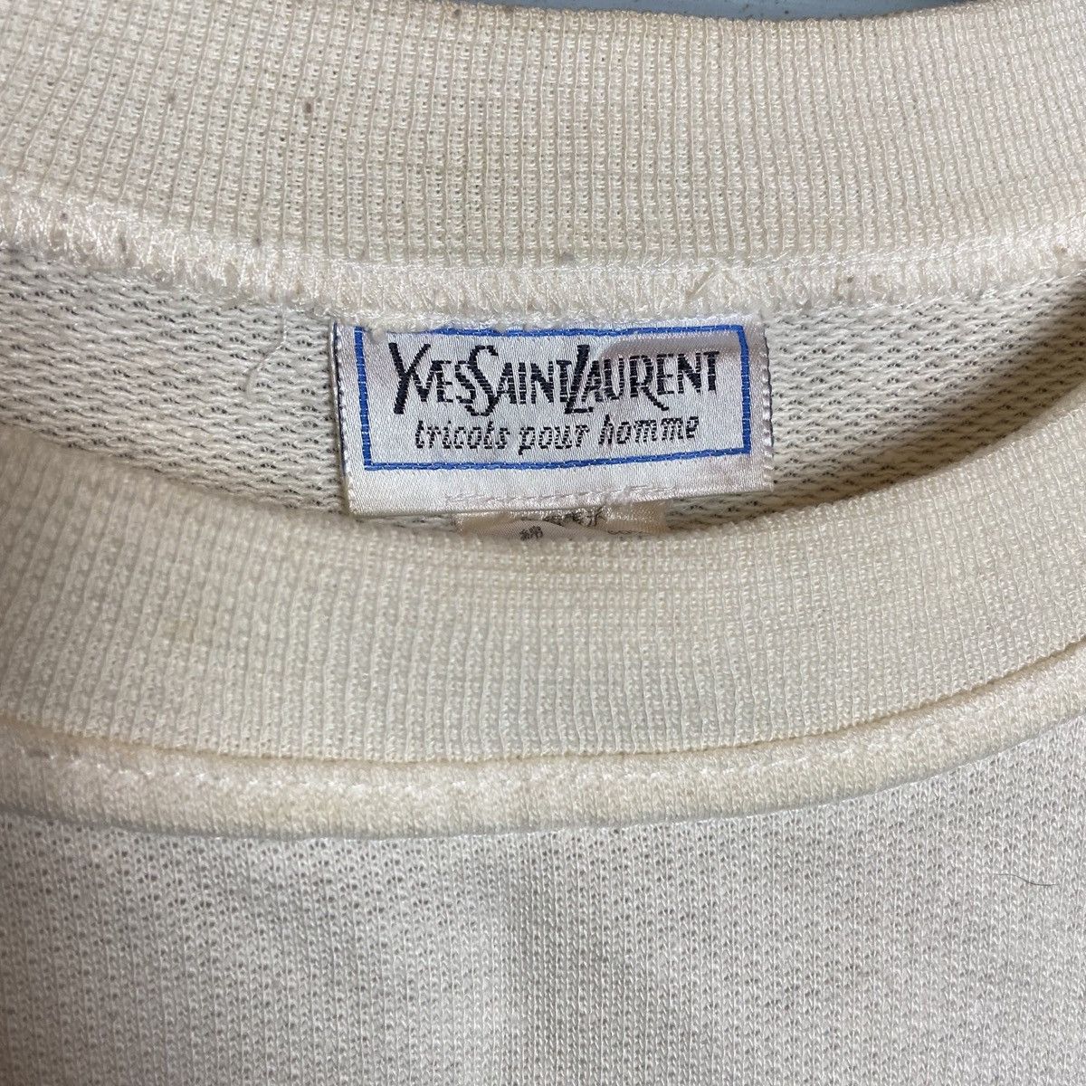 Yves Saint Laurent Yves Saint Laurent YSL Logo Multi Color Knit Sweatshirt Size US L / EU 52-54 / 3 - 5 Thumbnail