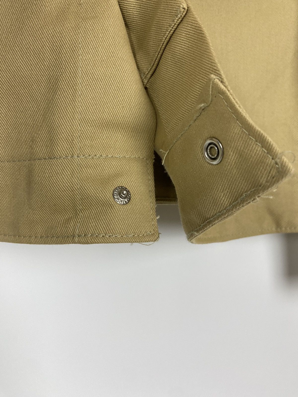 Vintage 70s 80s Vintage Beige German Chest Pocket Boxy Work Jacket Size US M / EU 48-50 / 2 - 9 Thumbnail