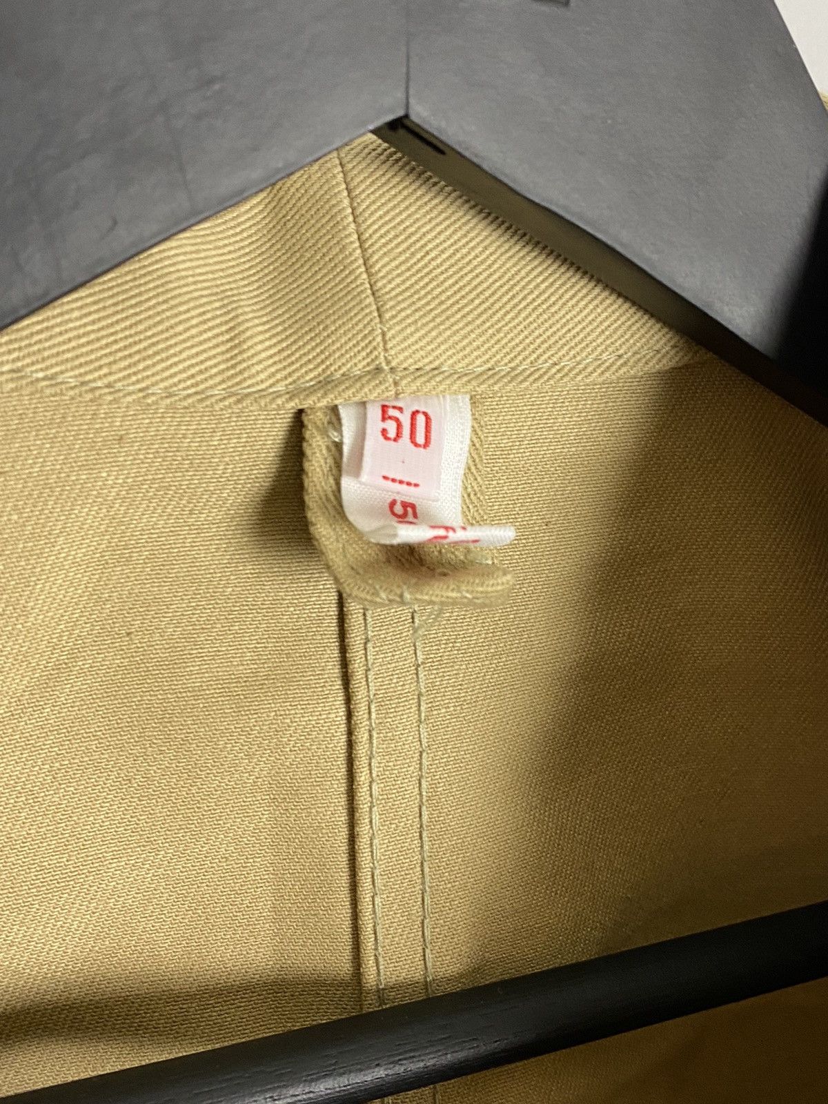 Vintage 70s 80s Vintage Beige German Chest Pocket Boxy Work Jacket Size US M / EU 48-50 / 2 - 4 Thumbnail