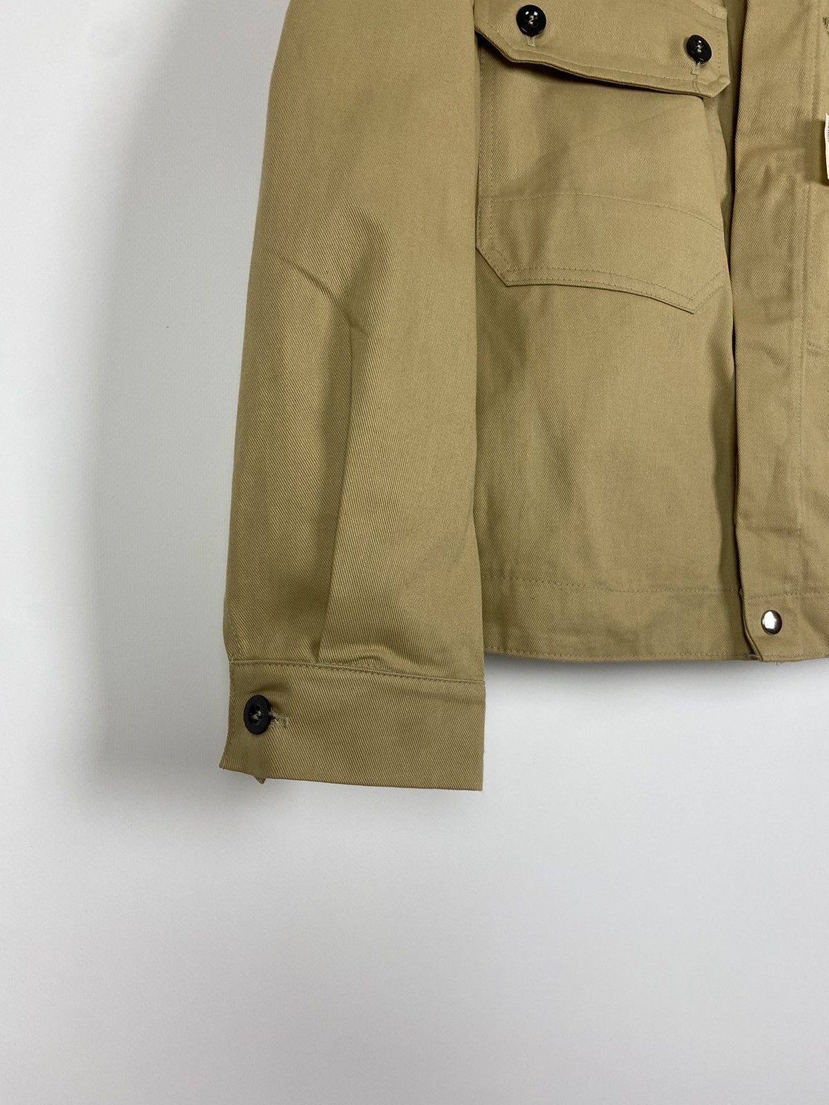 Vintage 70s 80s Vintage Beige German Chest Pocket Boxy Work Jacket Size US M / EU 48-50 / 2 - 8 Thumbnail
