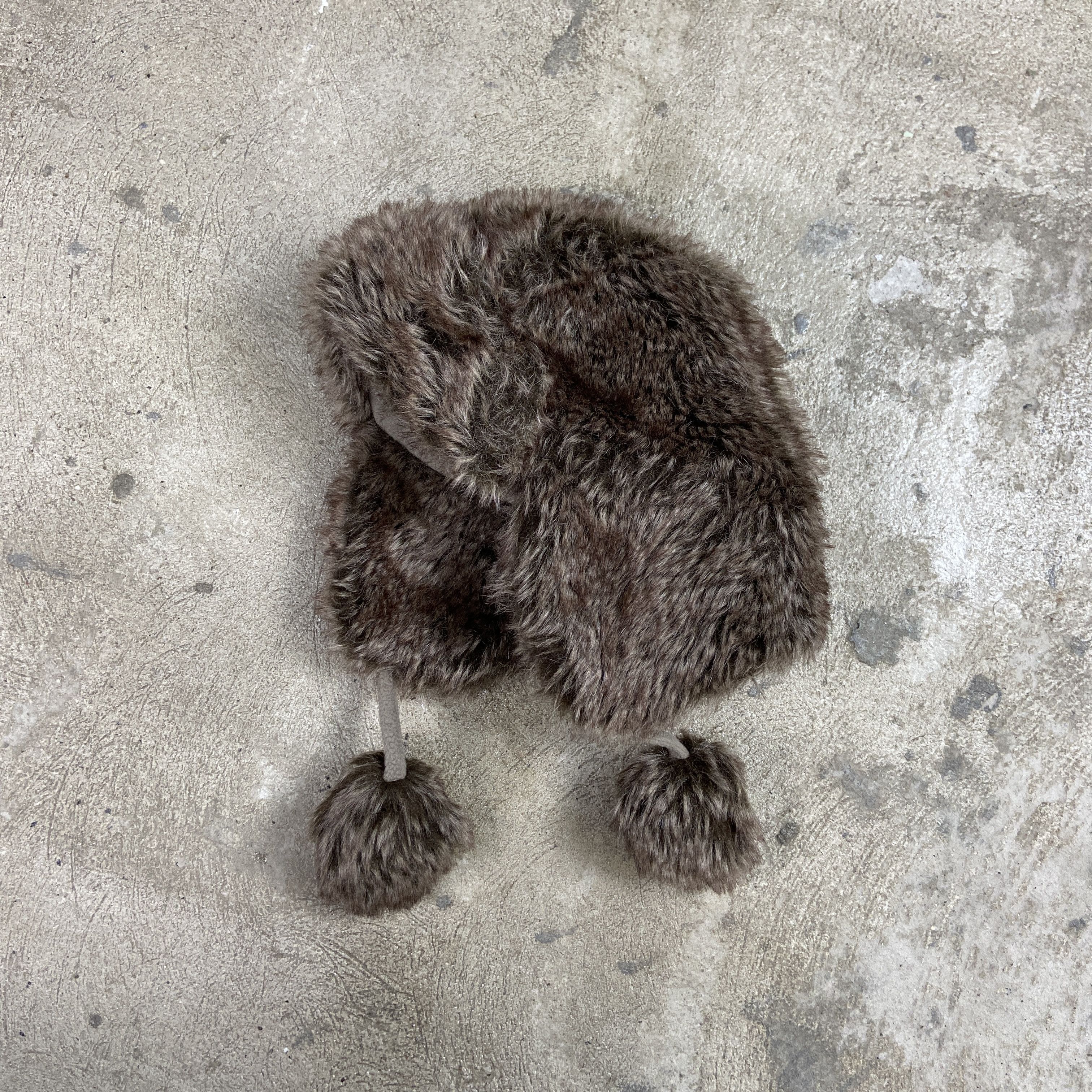 Vintage Y2K MOHAIR VINTAGE USHANKA HAT WITH EAR FLAPS - № 4045 Size ONE SIZE - 1 Thumbnail