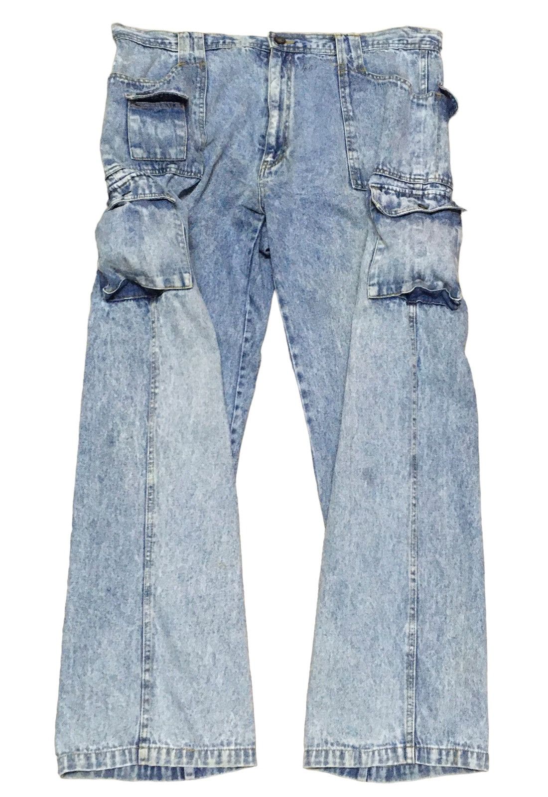 If Six Was Nine × Japanese Brand × Vintage Rare Design Vintage Brand Manx Multi Pocket Jeans 1990s Size US 40 / EU 56 - 1 Thumbnail