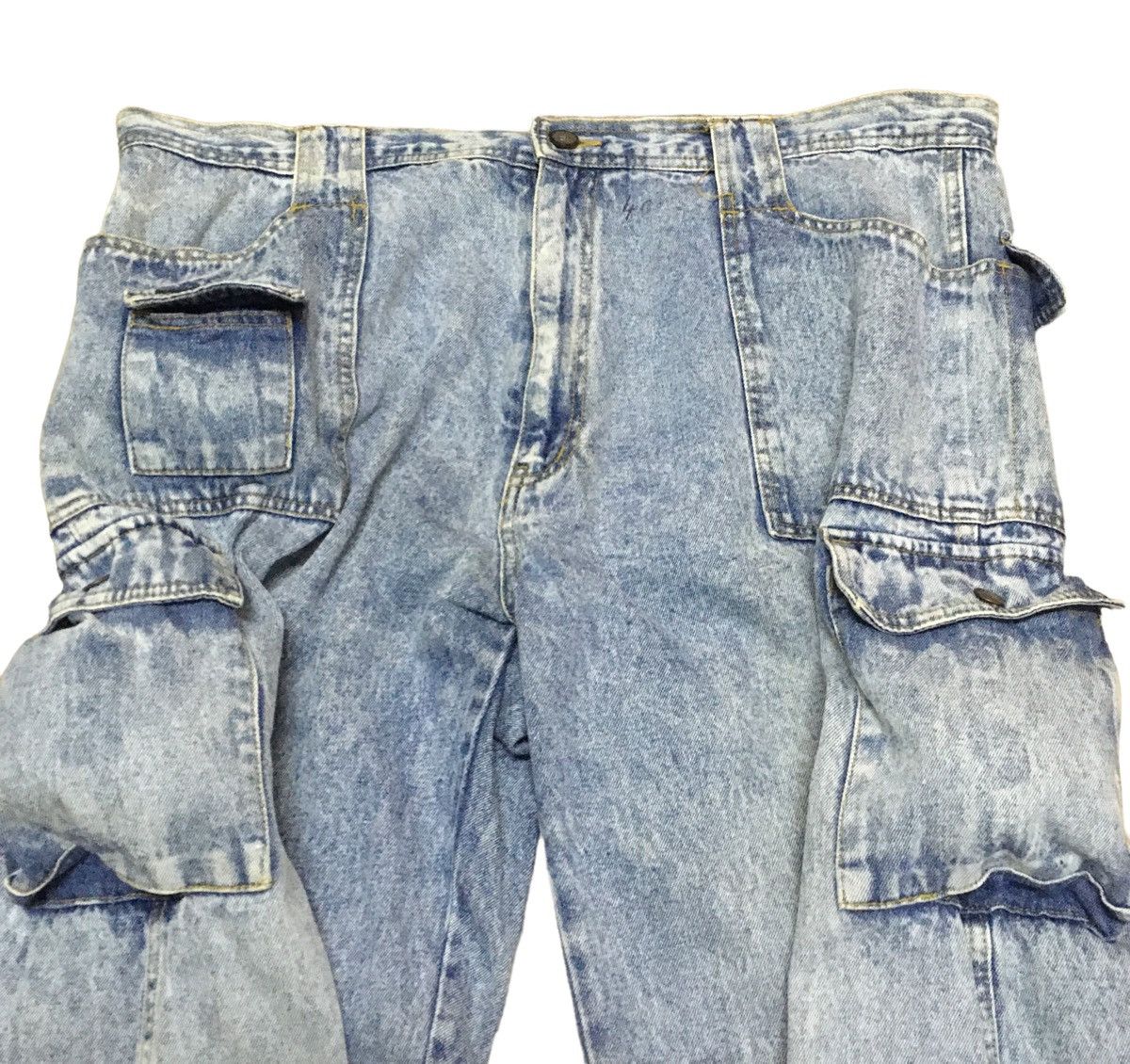 If Six Was Nine × Japanese Brand × Vintage Rare Design Vintage Brand Manx Multi Pocket Jeans 1990s Size US 40 / EU 56 - 3 Thumbnail