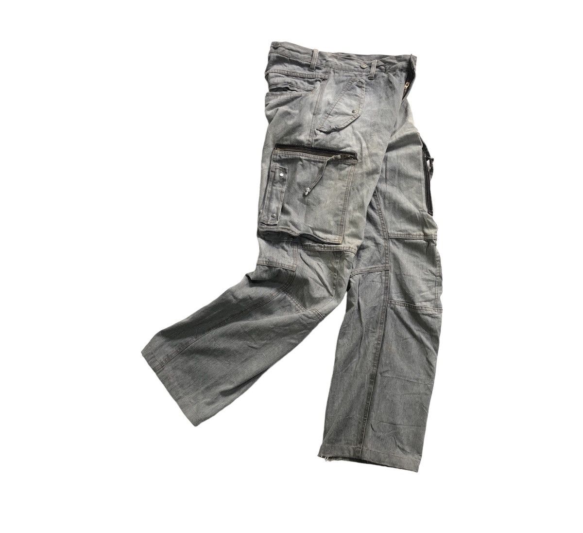 If Six Was Nine × Japanese Brand × PPFM 🔥Rare🔥 PPFM Tactical Cargo Fades Pant Size US 30 / EU 46 - 3 Thumbnail