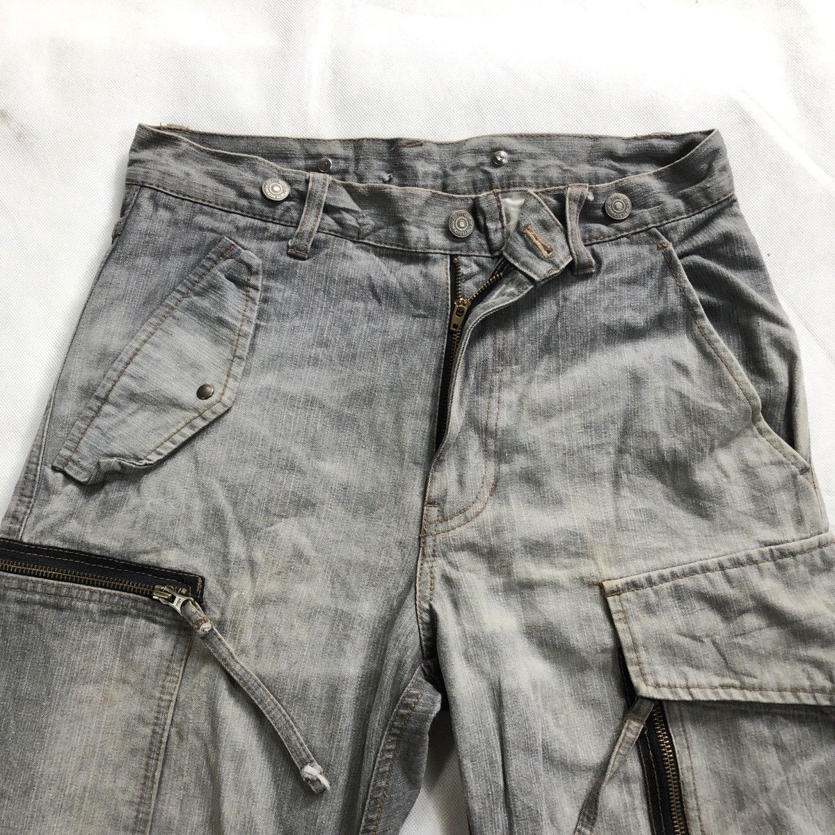If Six Was Nine × Japanese Brand × PPFM 🔥Rare🔥 PPFM Tactical Cargo Fades Pant Size US 30 / EU 46 - 8 Thumbnail