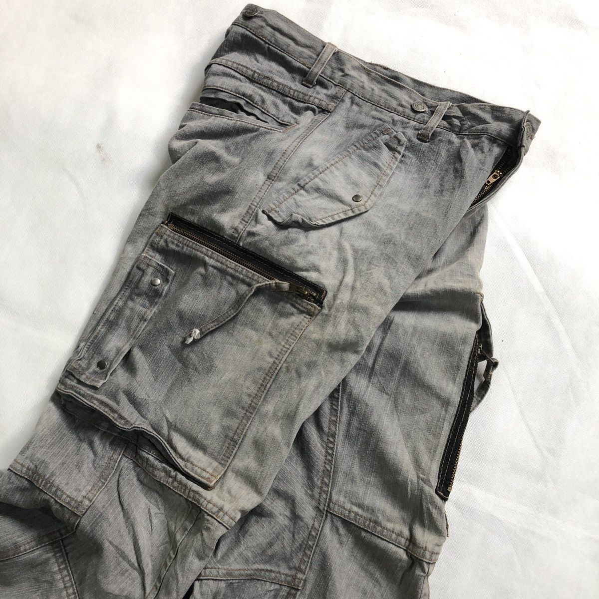 If Six Was Nine × Japanese Brand × PPFM 🔥Rare🔥 PPFM Tactical Cargo Fades Pant Size US 30 / EU 46 - 13 Thumbnail