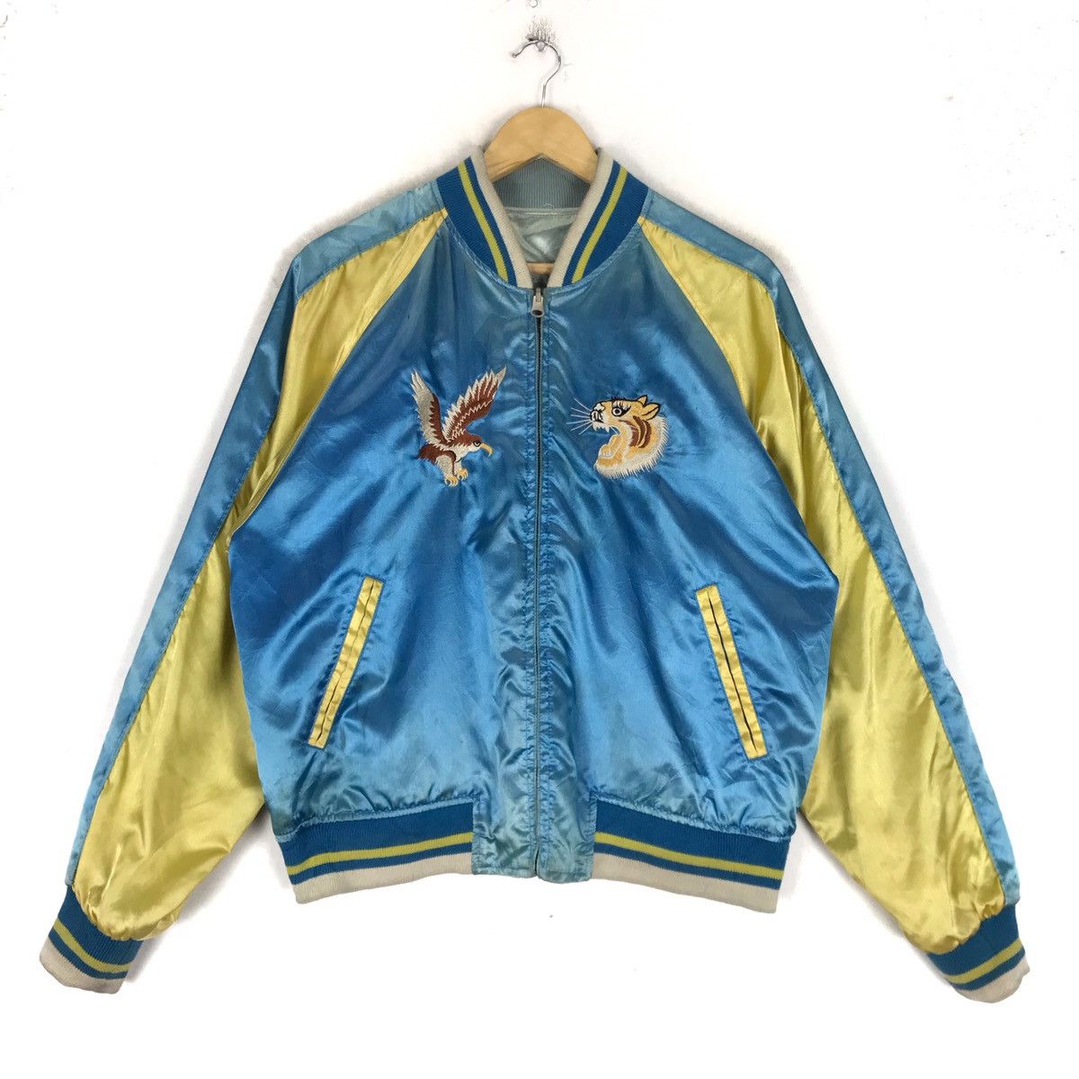Japanese Brand × Other Rare🔥Neyries Eagle Tiger Dragon Reversible Sukajan Japan Size US M / EU 48-50 / 2 - 3 Thumbnail