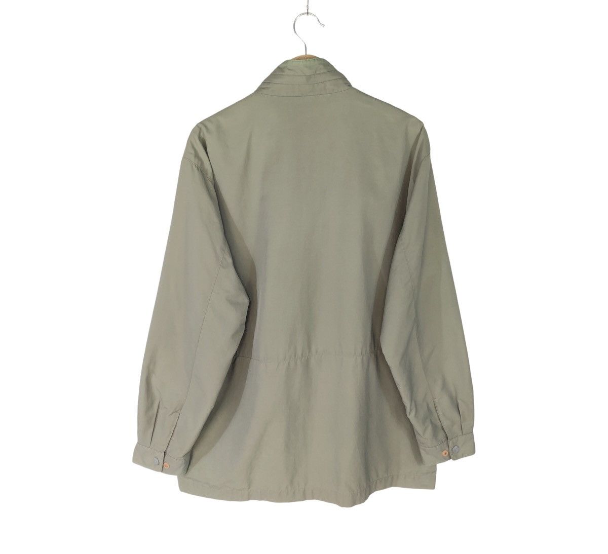 Yves Saint Laurent Vintage Ysl Yves Saint Laurent Zipper Olive Grey Jacket Size US L / EU 52-54 / 3 - 3 Thumbnail