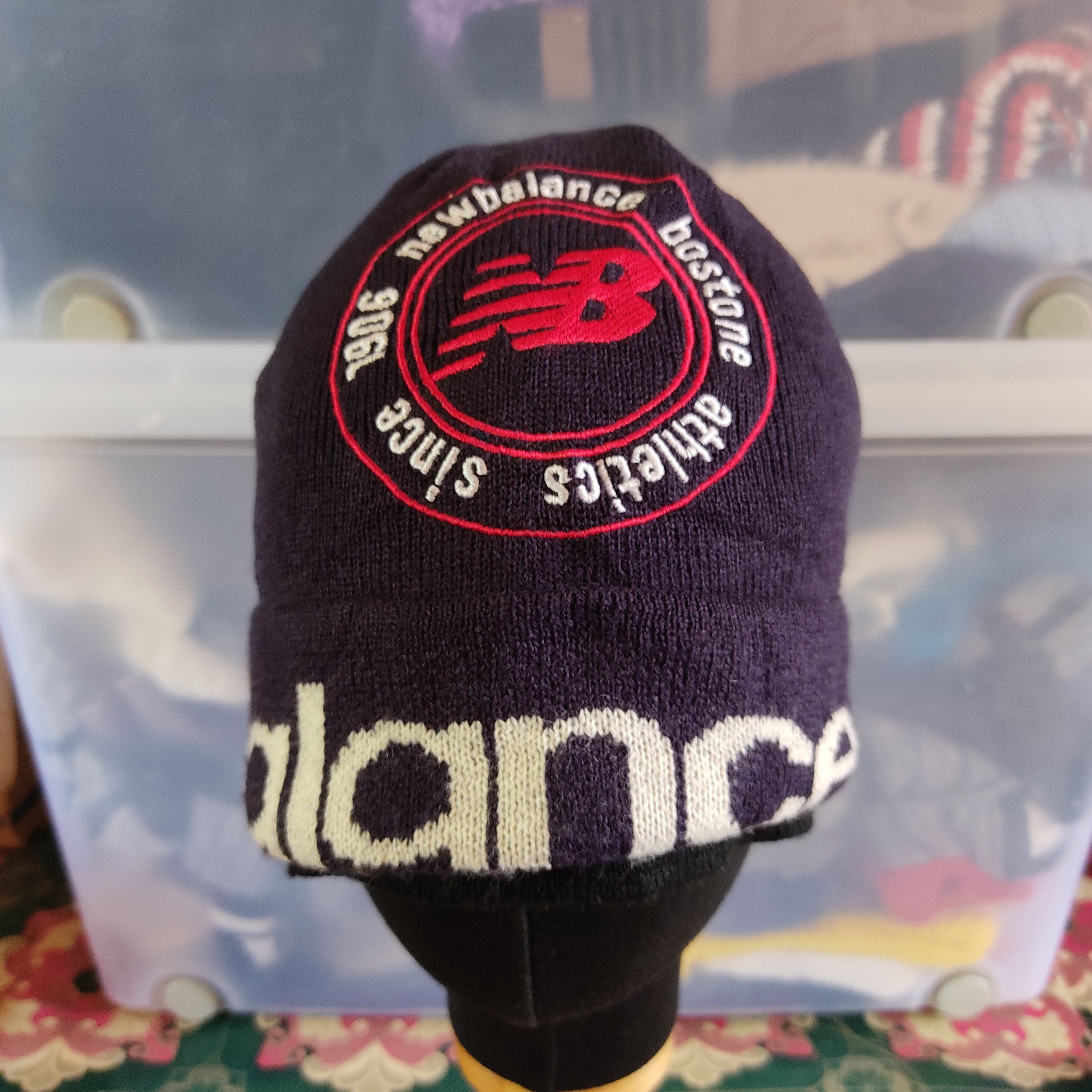 New Balance New Balance Beanie Hat Headwear Big Logo Size ONE SIZE - 3 Thumbnail