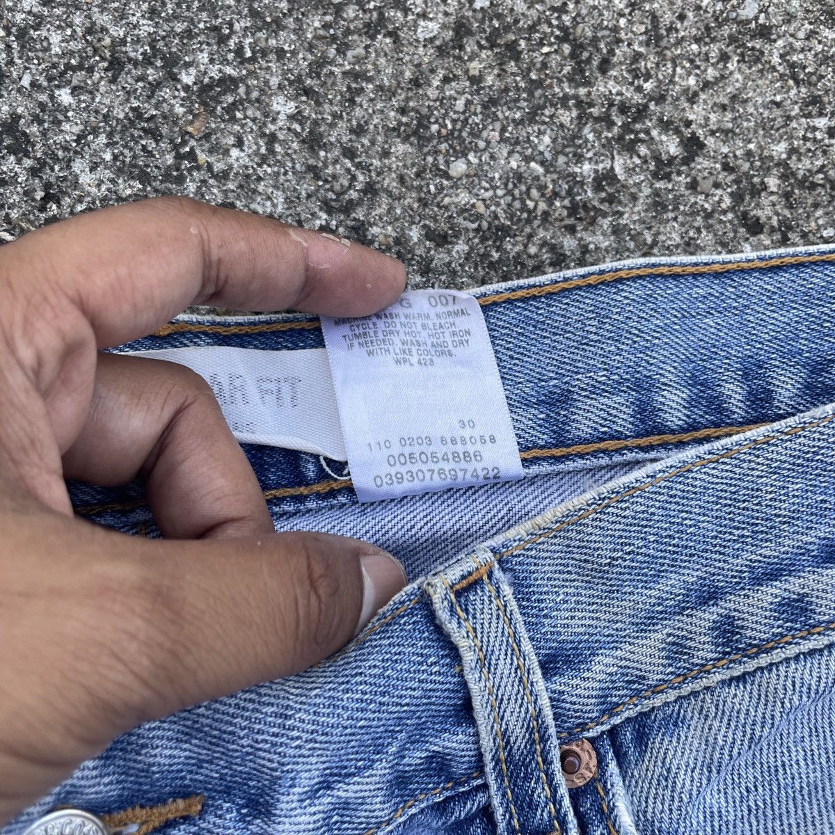 Levi's Vintage Levis 505 Distressed Denim Jeans Size US 34 / EU 50 - 7 Thumbnail