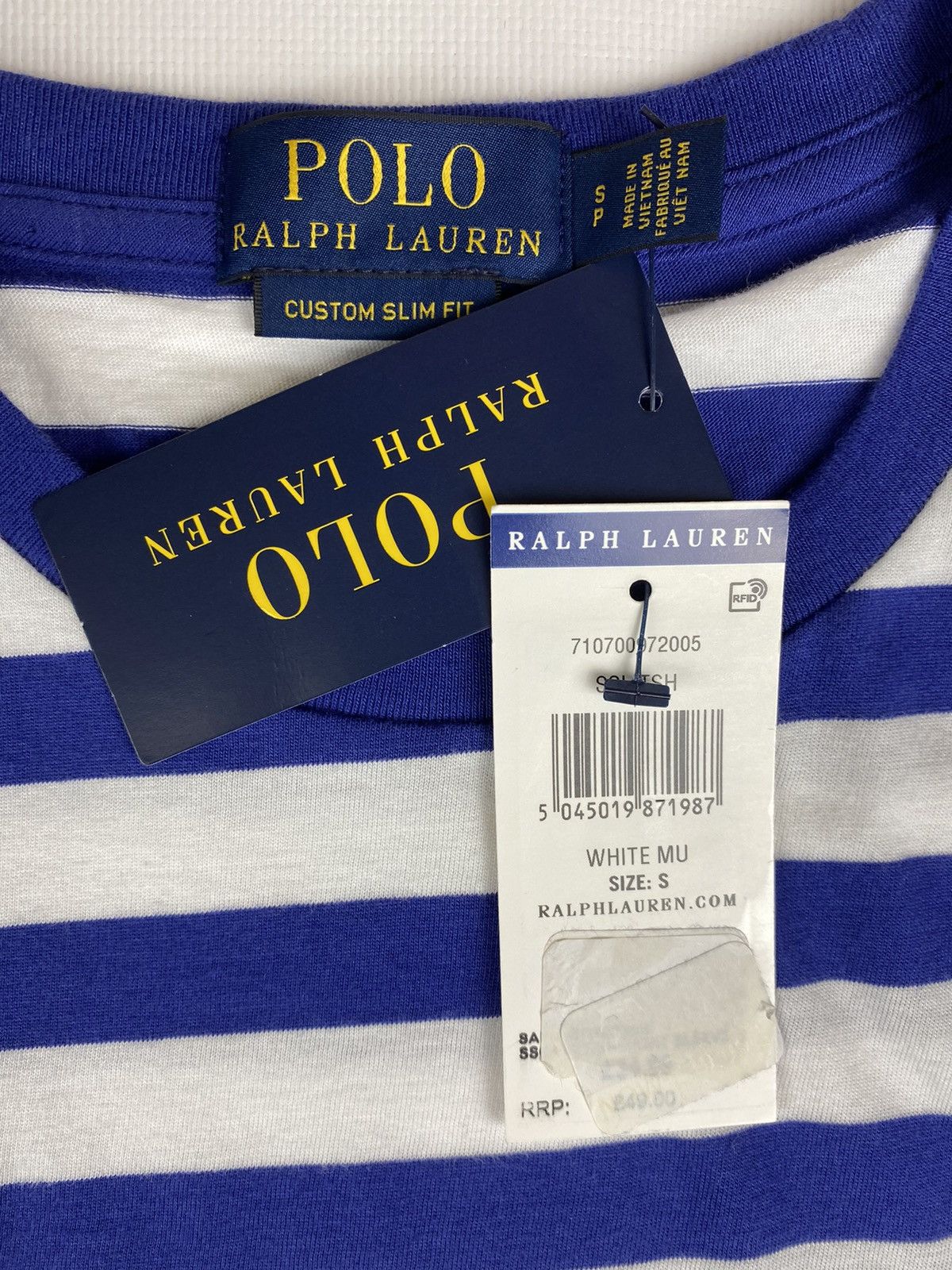 Polo Ralph Lauren New Ralph Lauren Striped T Shirt Size S Size US S / EU 44-46 / 1 - 9 Thumbnail