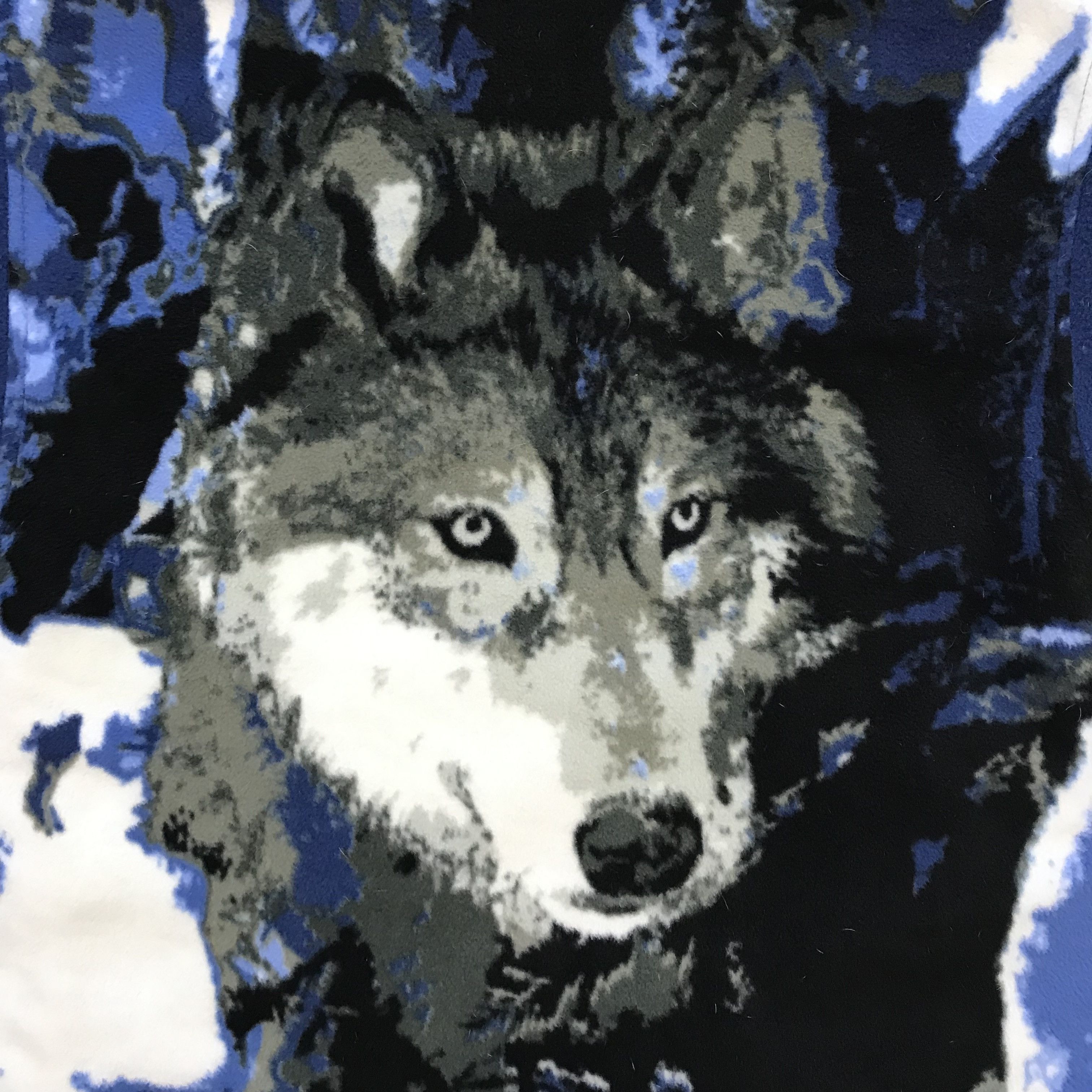 Vintage Vintage Fleece Jacket All Over Print Wolf Supreme Asap 90s Size US M / EU 48-50 / 2 - 4 Thumbnail