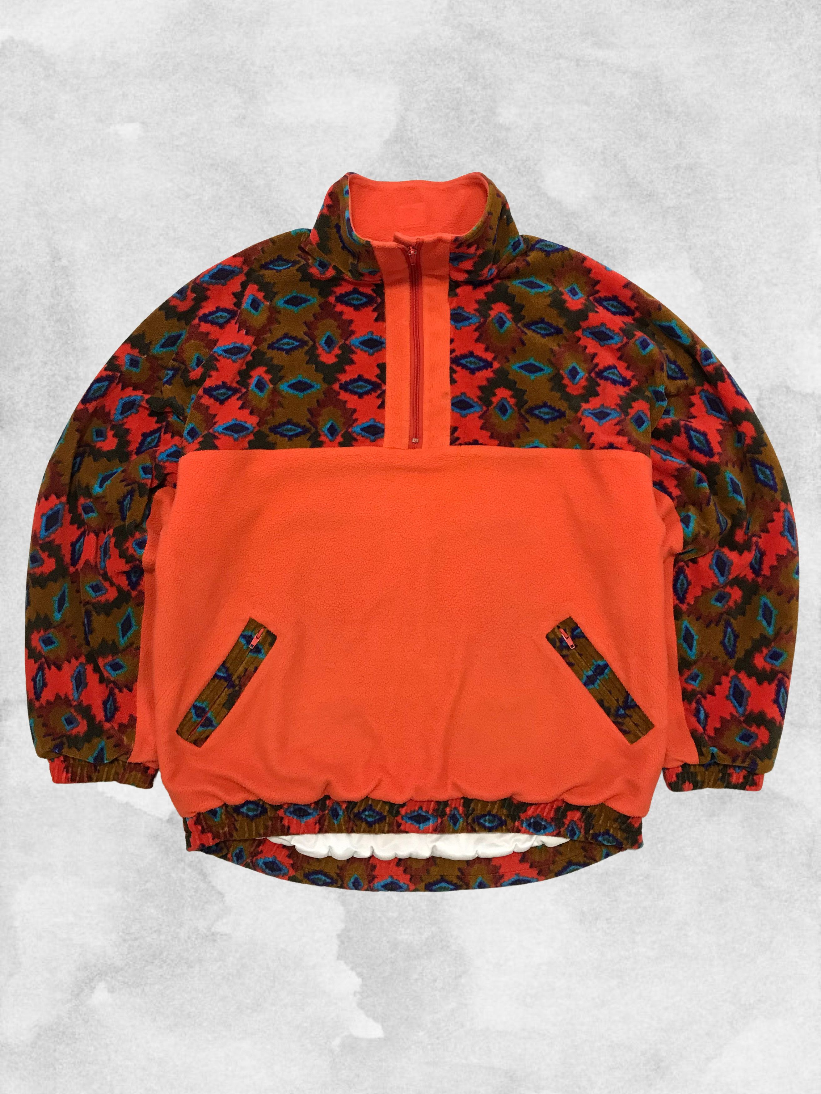 Image of Outdoor Life x Vintage Fleece Jacket Multicolor Patagonia Arcteryx Supreme, Men's (Size XL)