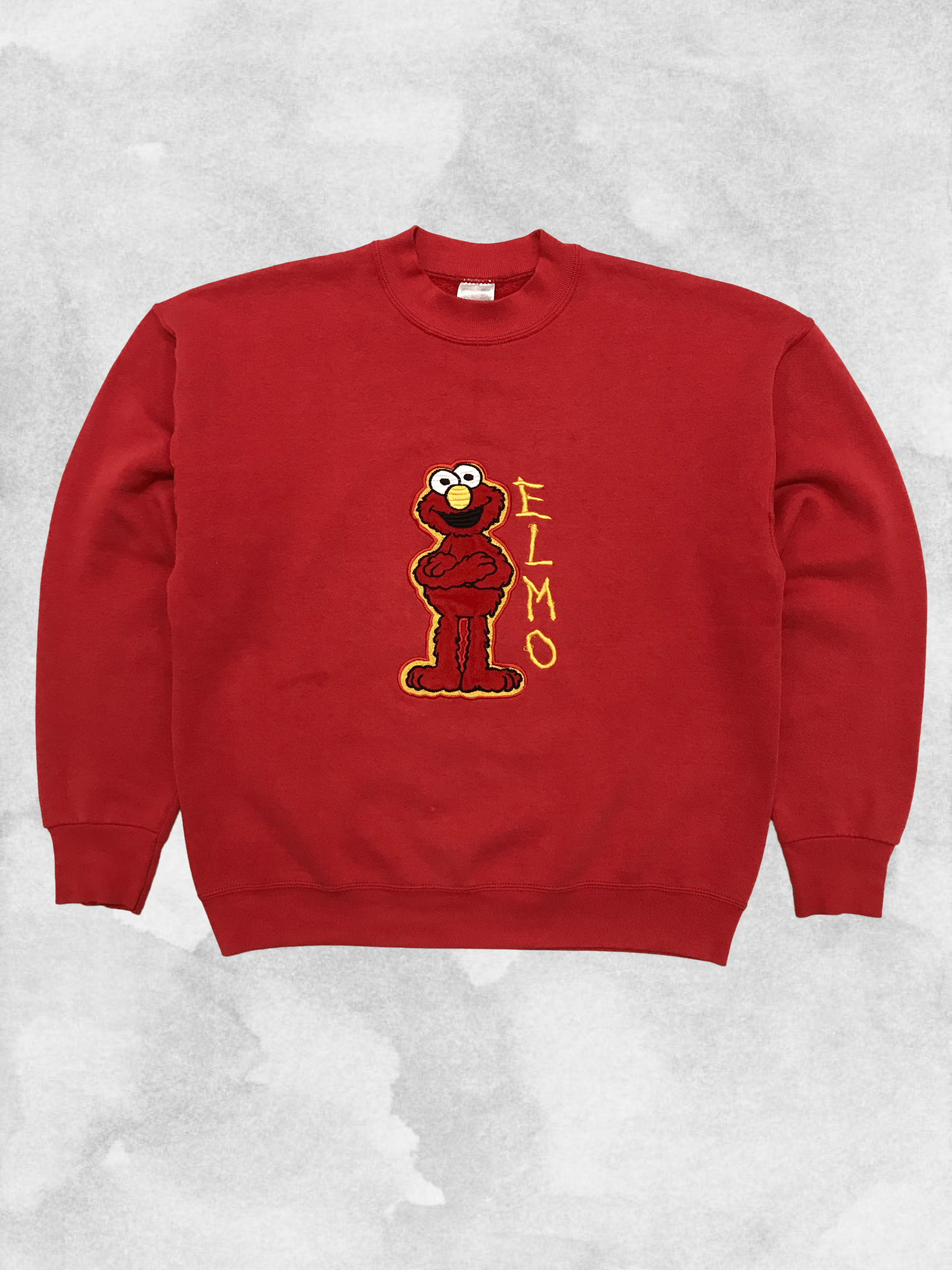 Cartoon Network × Kaws × Vintage ELMO Sesame Street KAWS Vintage Sweatshirt Crewneck 80s 90s Size US L / EU 52-54 / 3 - 1 Thumbnail