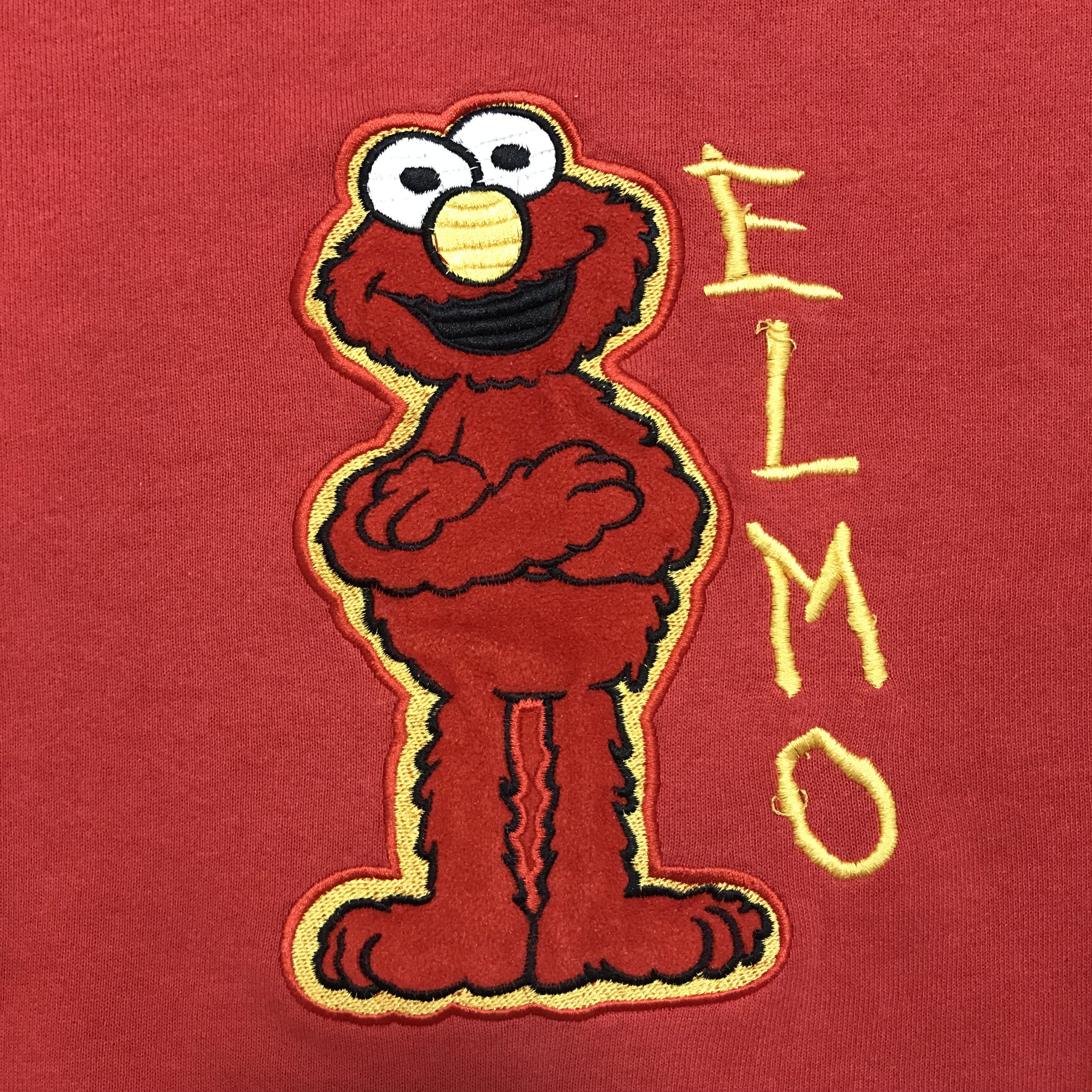 Cartoon Network × Kaws × Vintage ELMO Sesame Street KAWS Vintage Sweatshirt Crewneck 80s 90s Size US L / EU 52-54 / 3 - 5 Thumbnail