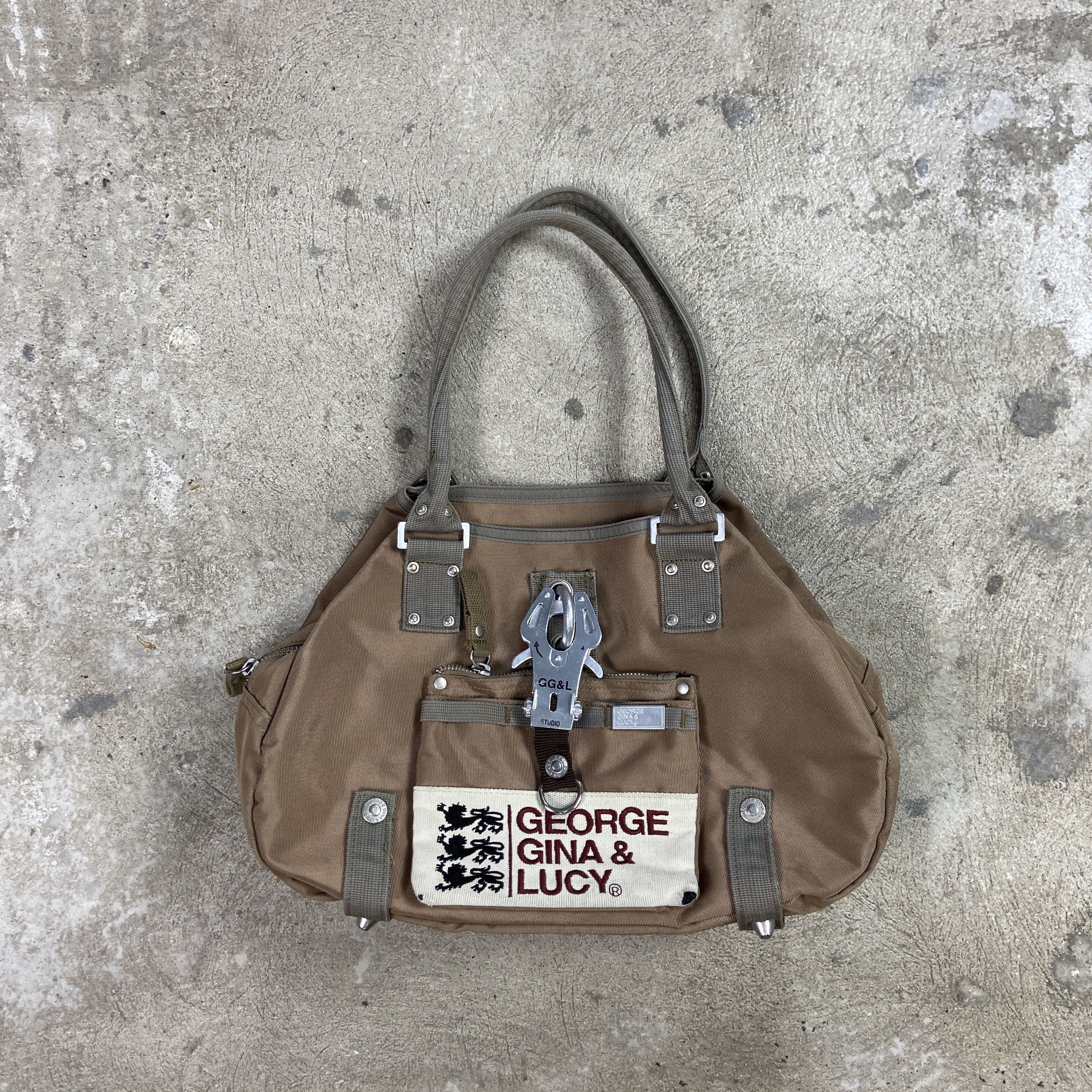 Japanese Brand GGL ALYX STYLE MULTIPOCKET BONDAGE CARABINE Y2K BAG - № 6014 Size ONE SIZE - 1 Thumbnail
