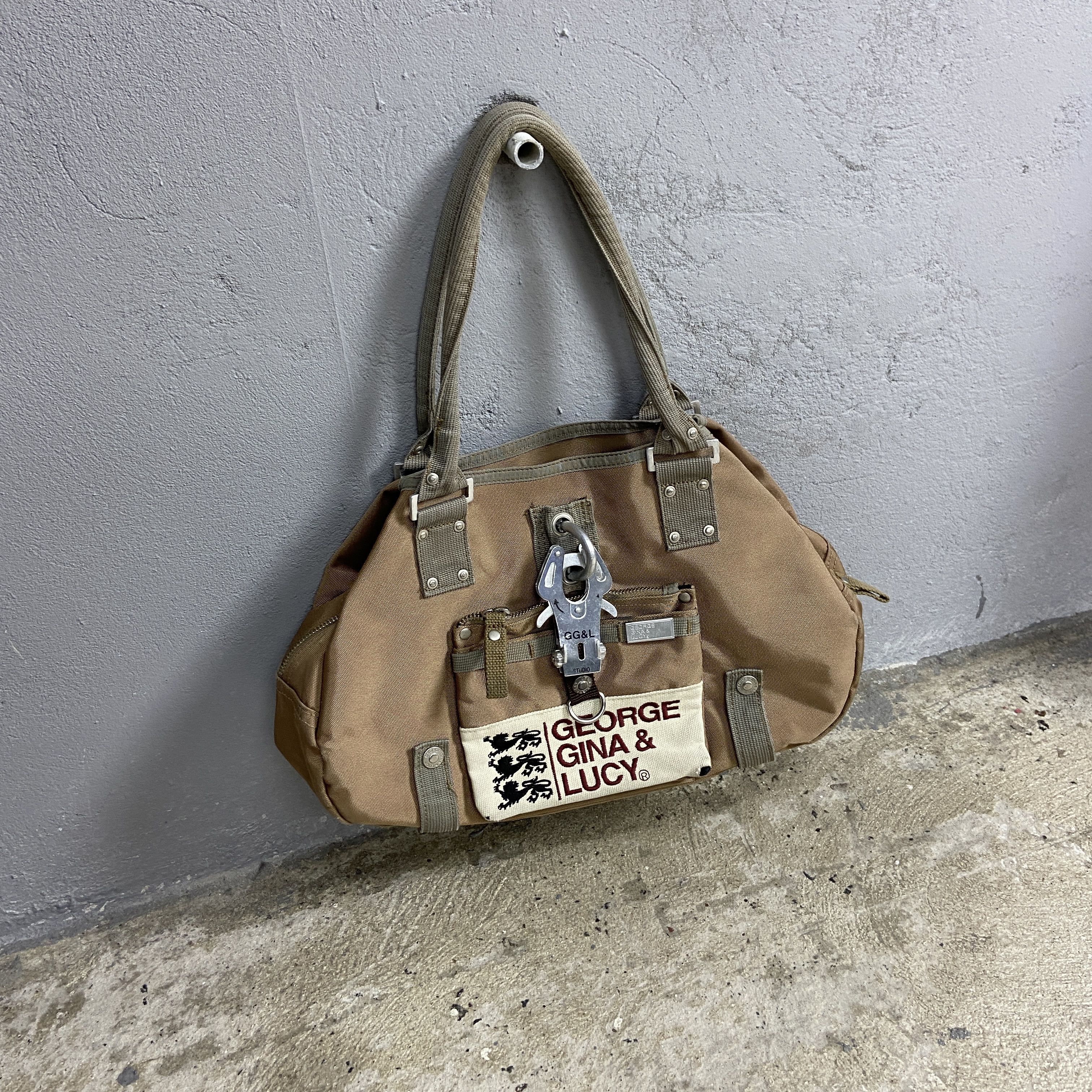 Japanese Brand GGL ALYX STYLE MULTIPOCKET BONDAGE CARABINE Y2K BAG - № 6014 Size ONE SIZE - 2 Thumbnail