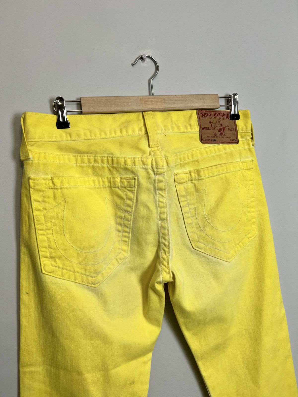 True Religion Rare Authentic True Religion Geno Y2K Drip Hype Denim Pants Size US 33 - 3 Thumbnail