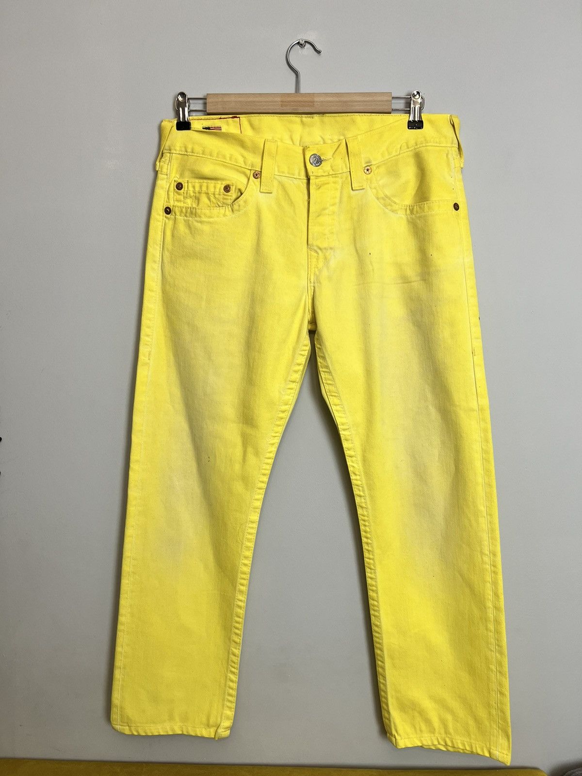 True Religion Rare Authentic True Religion Geno Y2K Drip Hype Denim Pants Size US 33 - 2 Thumbnail