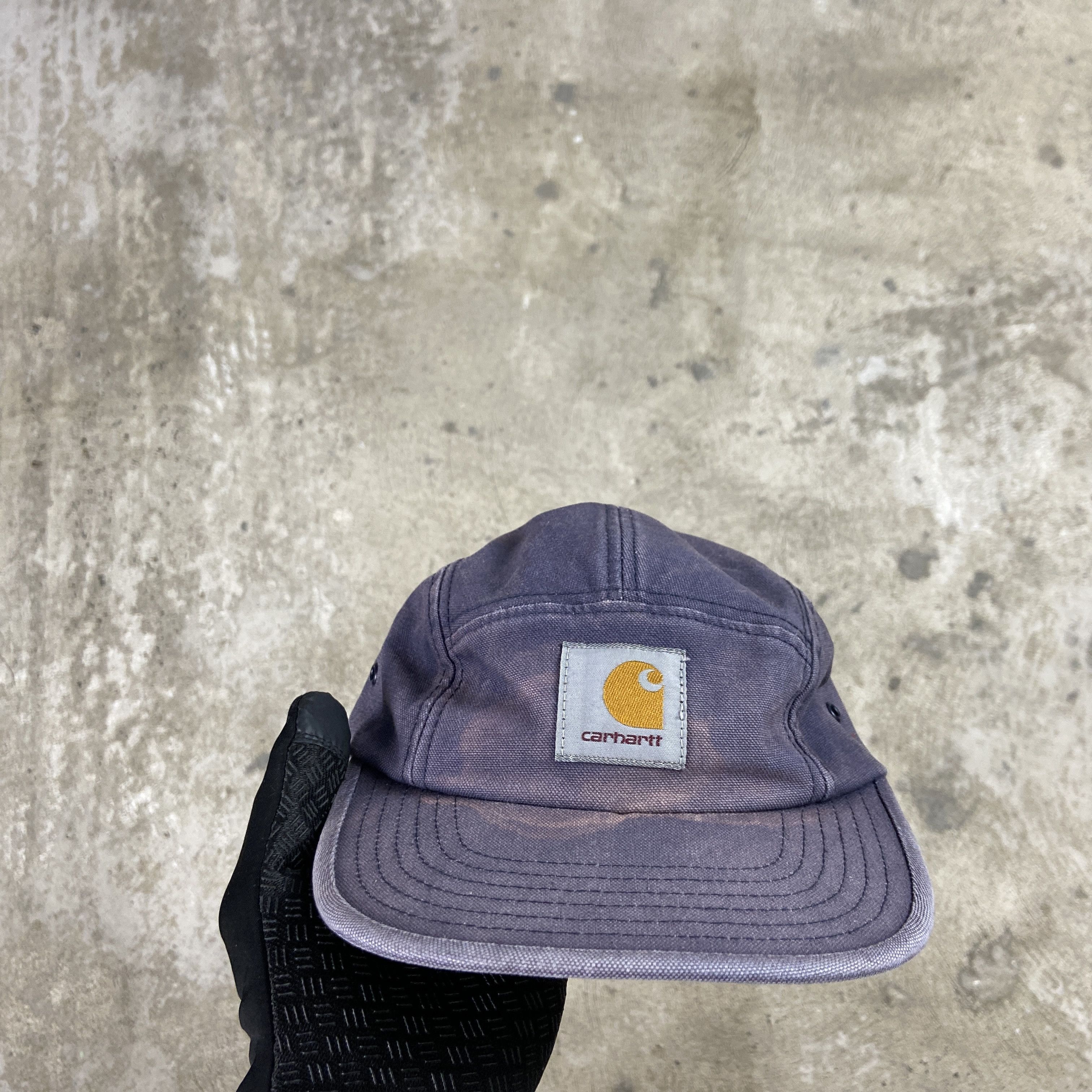 SUN FADED CARHARTT VINTAGE 5 PANNELS RARE CAP 1990s - № 4042
