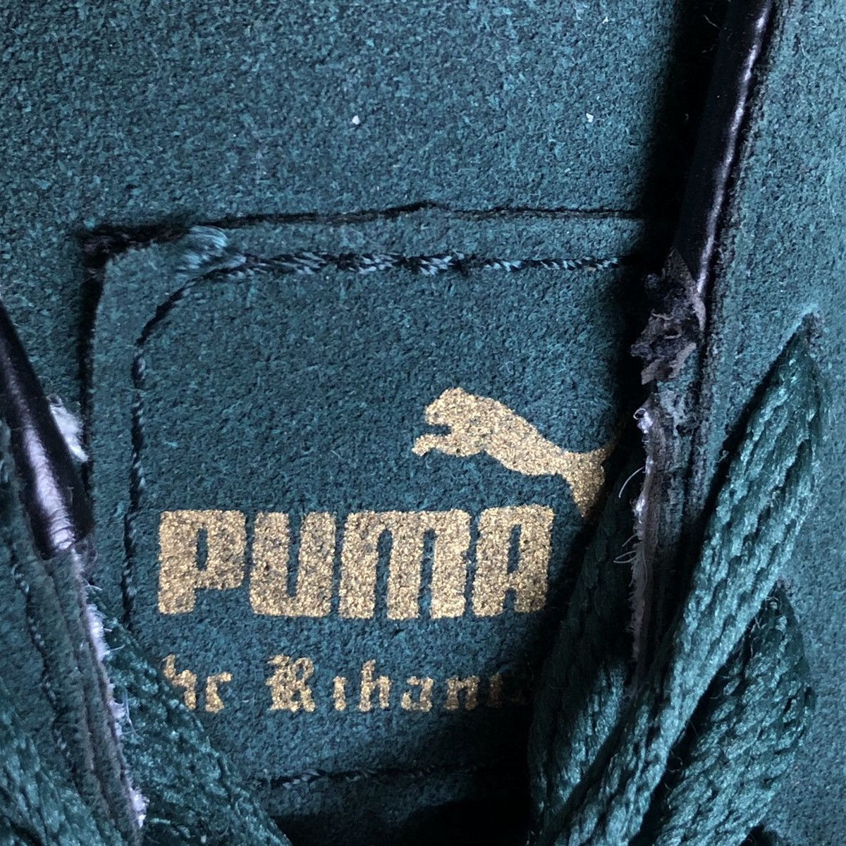 Fenty × Puma Vintage Puma X Fenty Rihanna Green Suede Creepers Gum Shoes Size US 8.5 / IT 38.5 - 10 Thumbnail