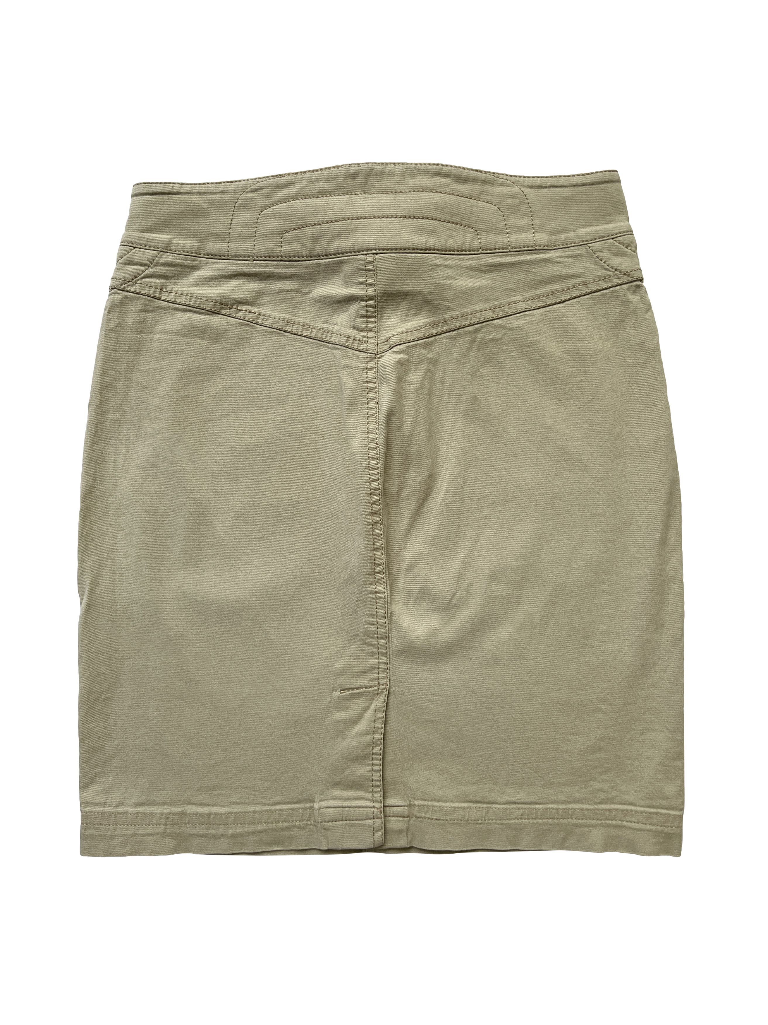 Prada ⚡️QUICK SALE⚡️2001-04 Prada Sport Linea Rossa Beige Skirt Size 28" / US 6 / IT 42 - 2 Thumbnail