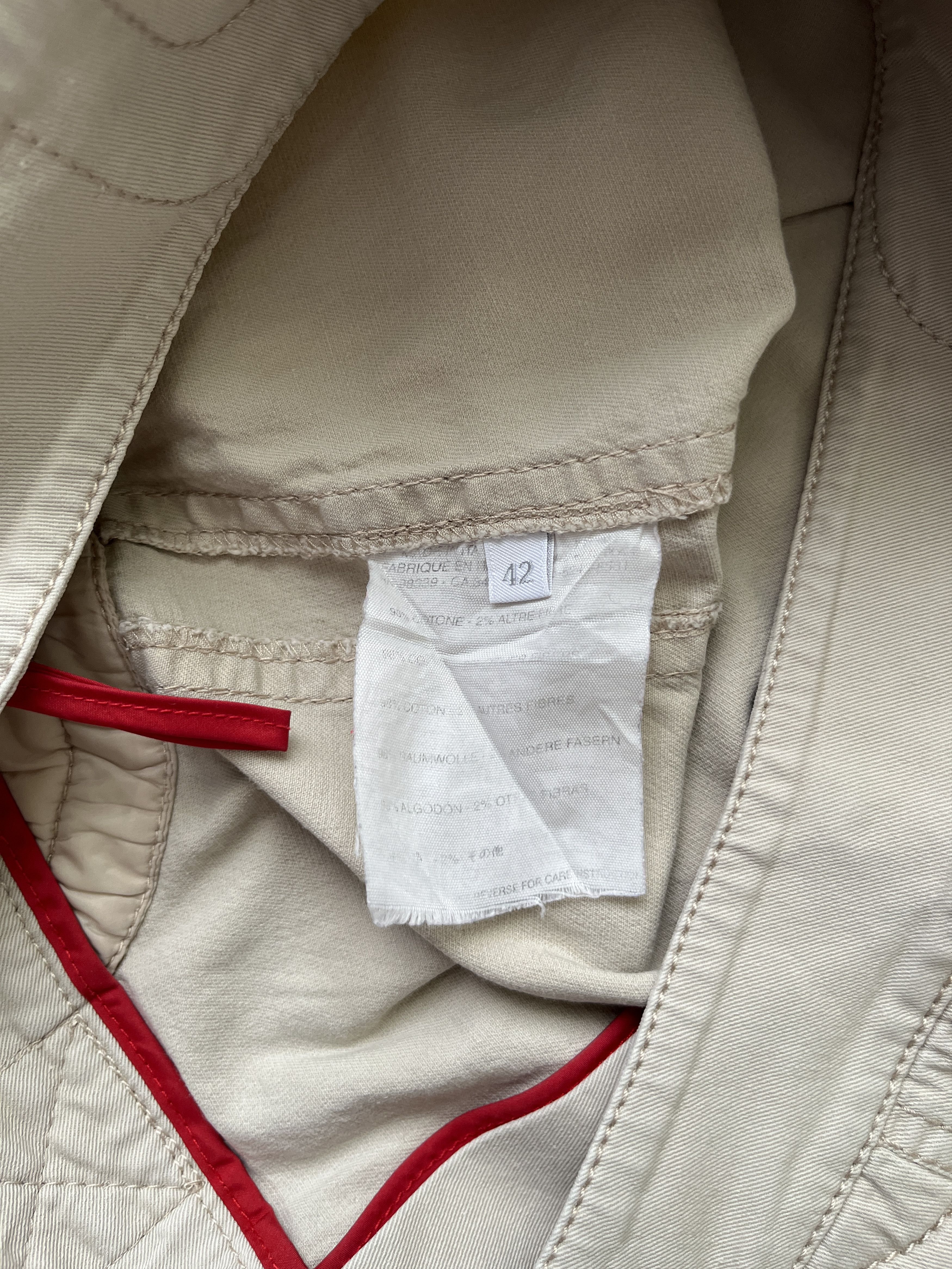 Prada ⚡️QUICK SALE⚡️2001-04 Prada Sport Linea Rossa Beige Skirt Size 28" / US 6 / IT 42 - 4 Thumbnail