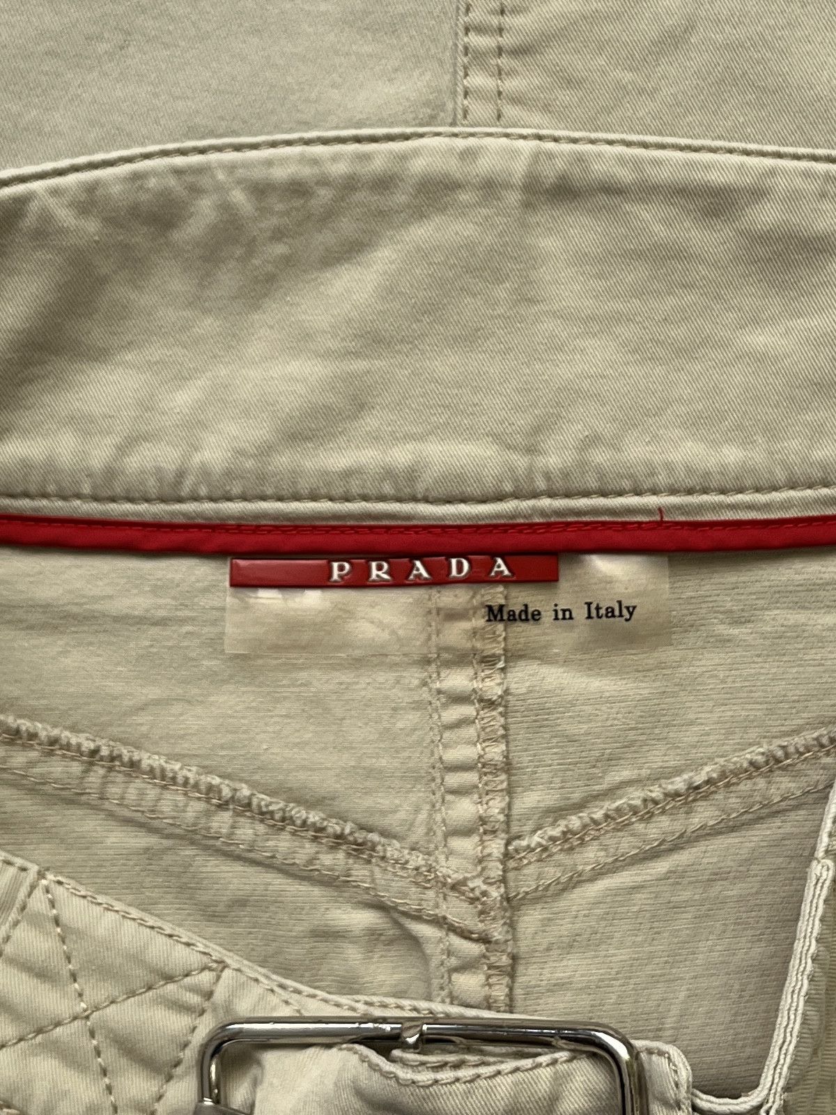 Prada ⚡️QUICK SALE⚡️2001-04 Prada Sport Linea Rossa Beige Skirt Size 28" / US 6 / IT 42 - 3 Thumbnail