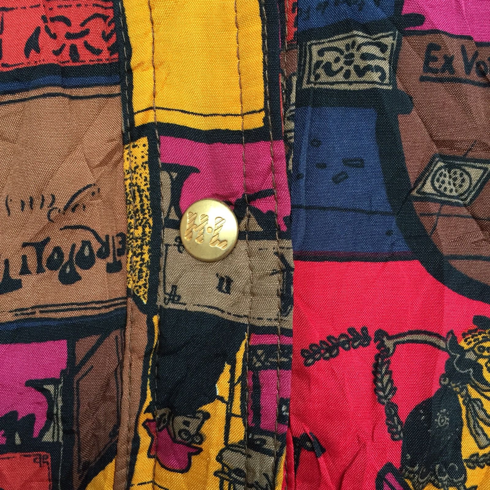 Vintage Vintage!! H-L HENRI LUC CHAPIUS Sportwear Cote D'Azur Designer Outdoor Windbreaker Full Print Pop Art Henri Luc Chapius Women Size Large Size US L / EU 52-54 / 3 - 7 Thumbnail