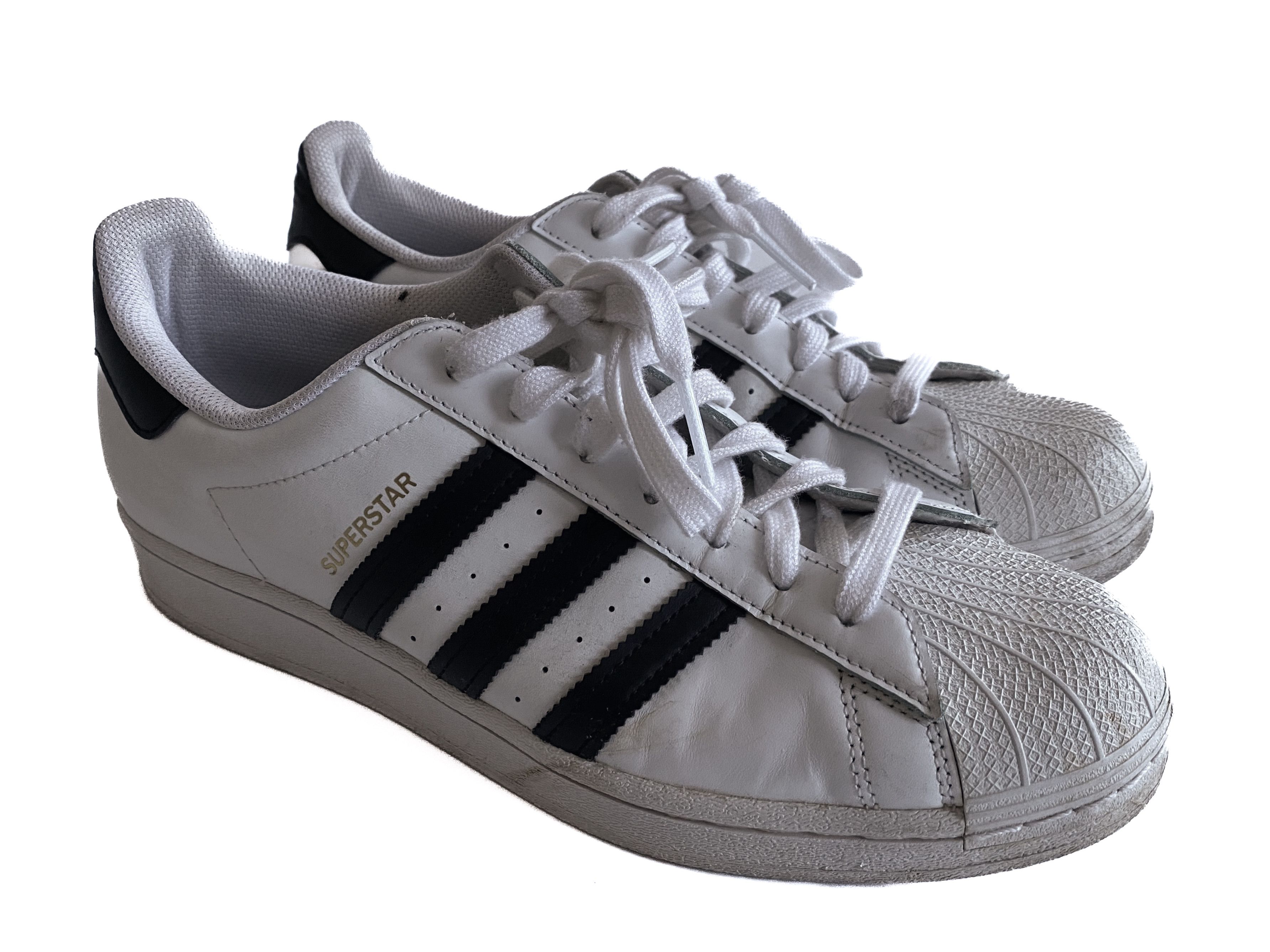 Adidas Adidas Superstar white leather sneaker Grailed